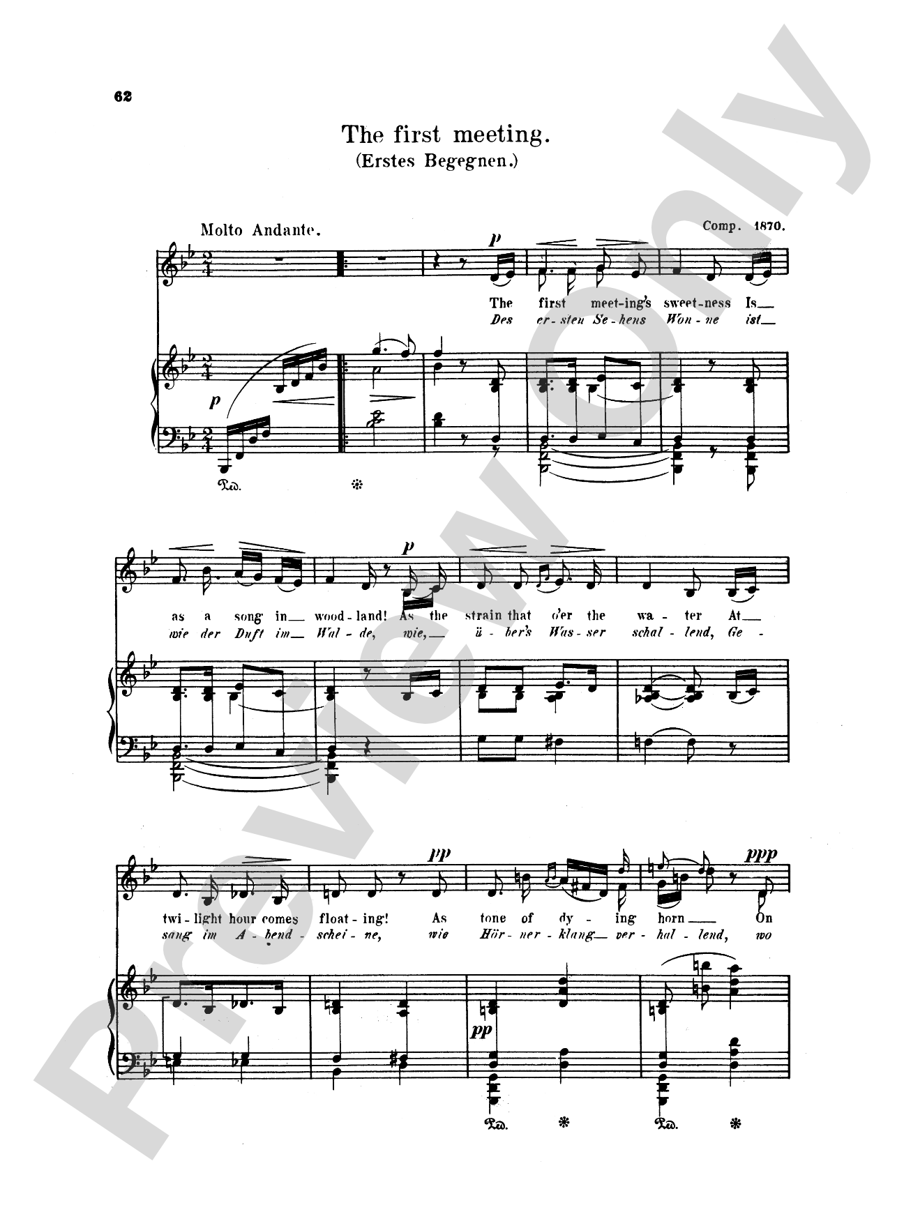 Grieg: Selected Songs for Low Voice-- 36 Songs (English/German)