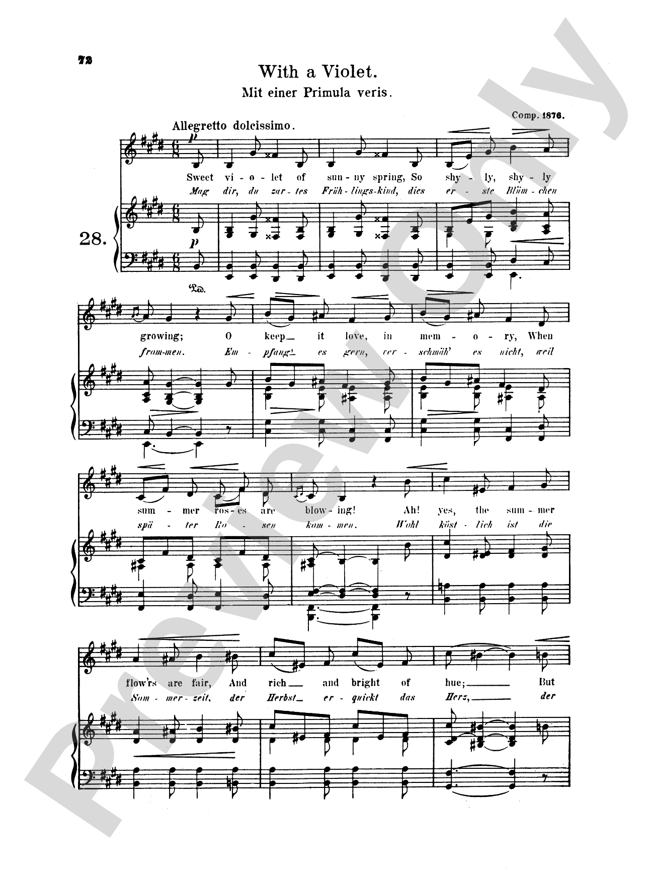 Grieg: Selected Songs for Low Voice-- 36 Songs (English/German)