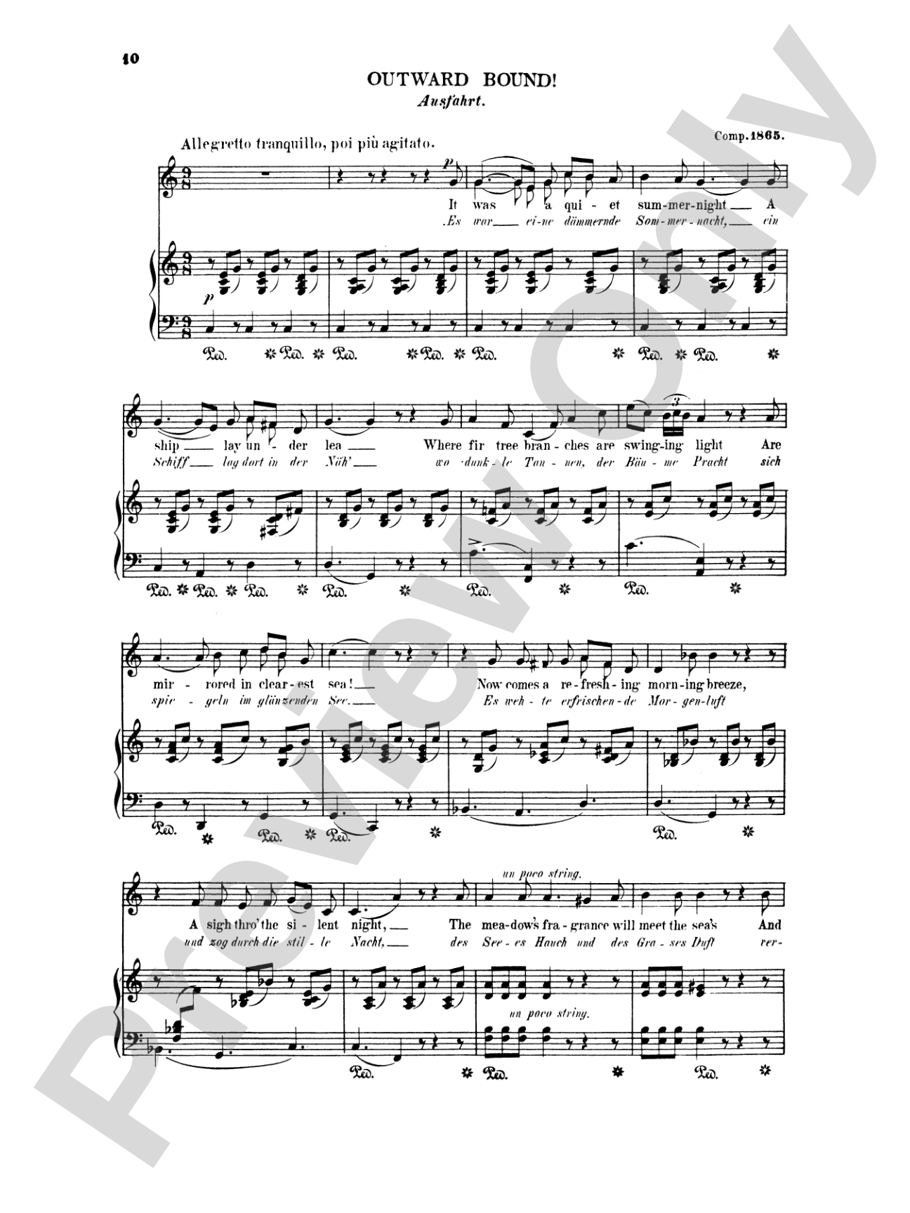 Grieg: Selected Songs for High Voice-- 36 Songs (English/German)