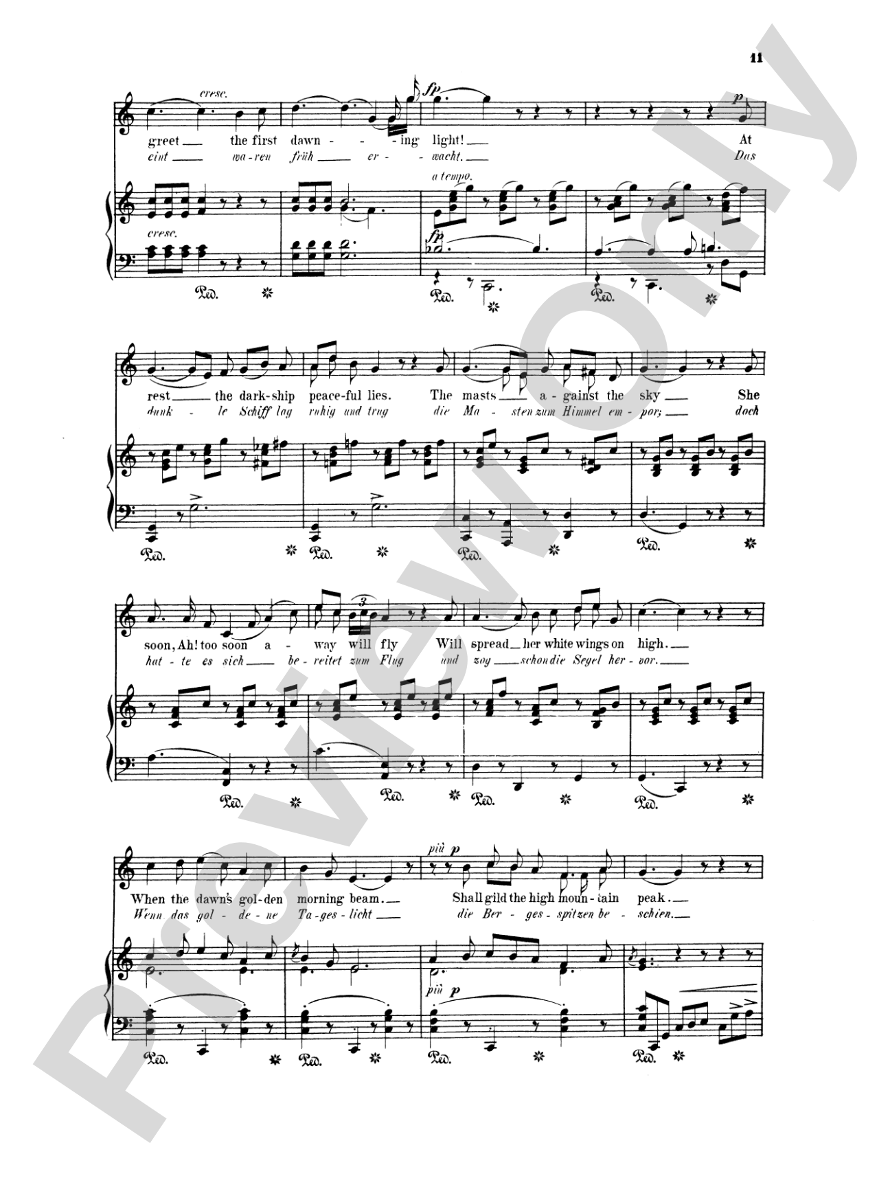 Grieg: Selected Songs for High Voice-- 36 Songs (English/German)