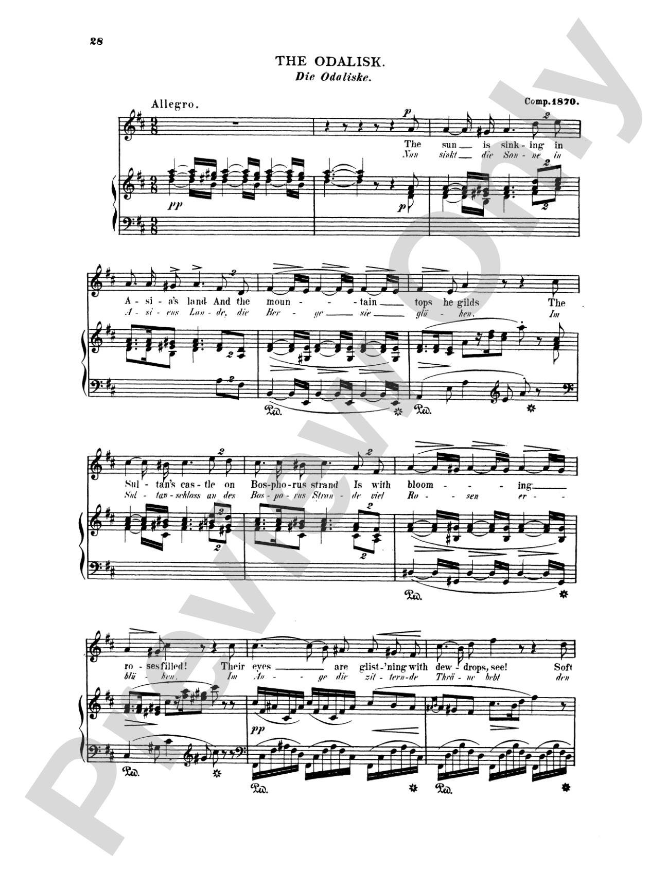 Grieg: Selected Songs for High Voice-- 36 Songs (English/German)