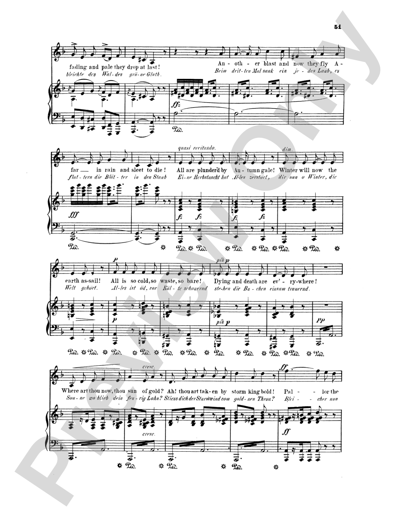 Grieg: Selected Songs for High Voice-- 36 Songs (English/German)