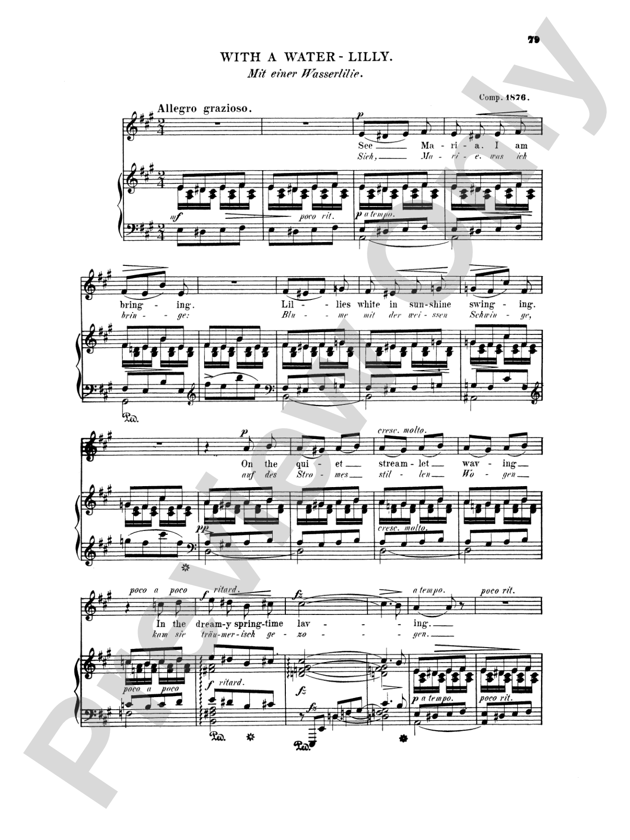 Grieg: Selected Songs for High Voice-- 36 Songs (English/German)