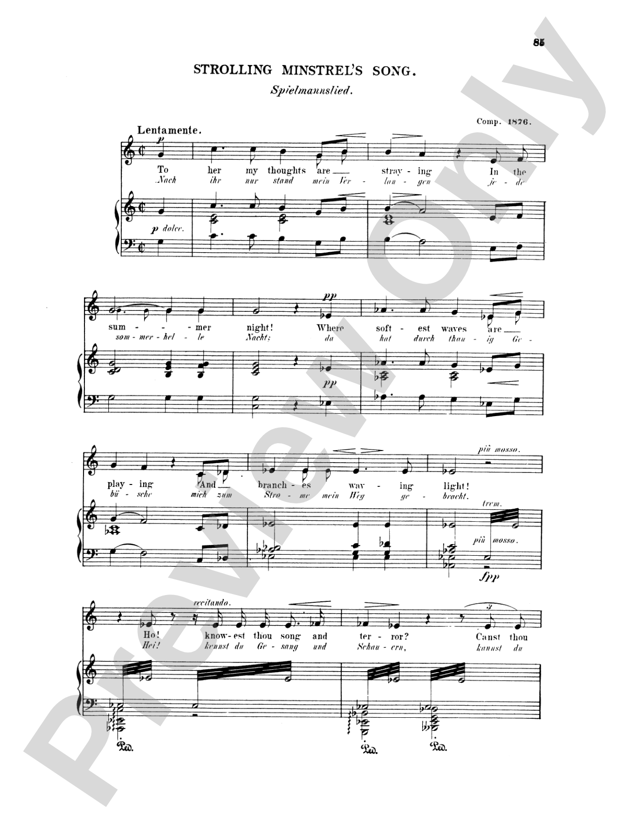 Grieg: Selected Songs for High Voice-- 36 Songs (English/German)