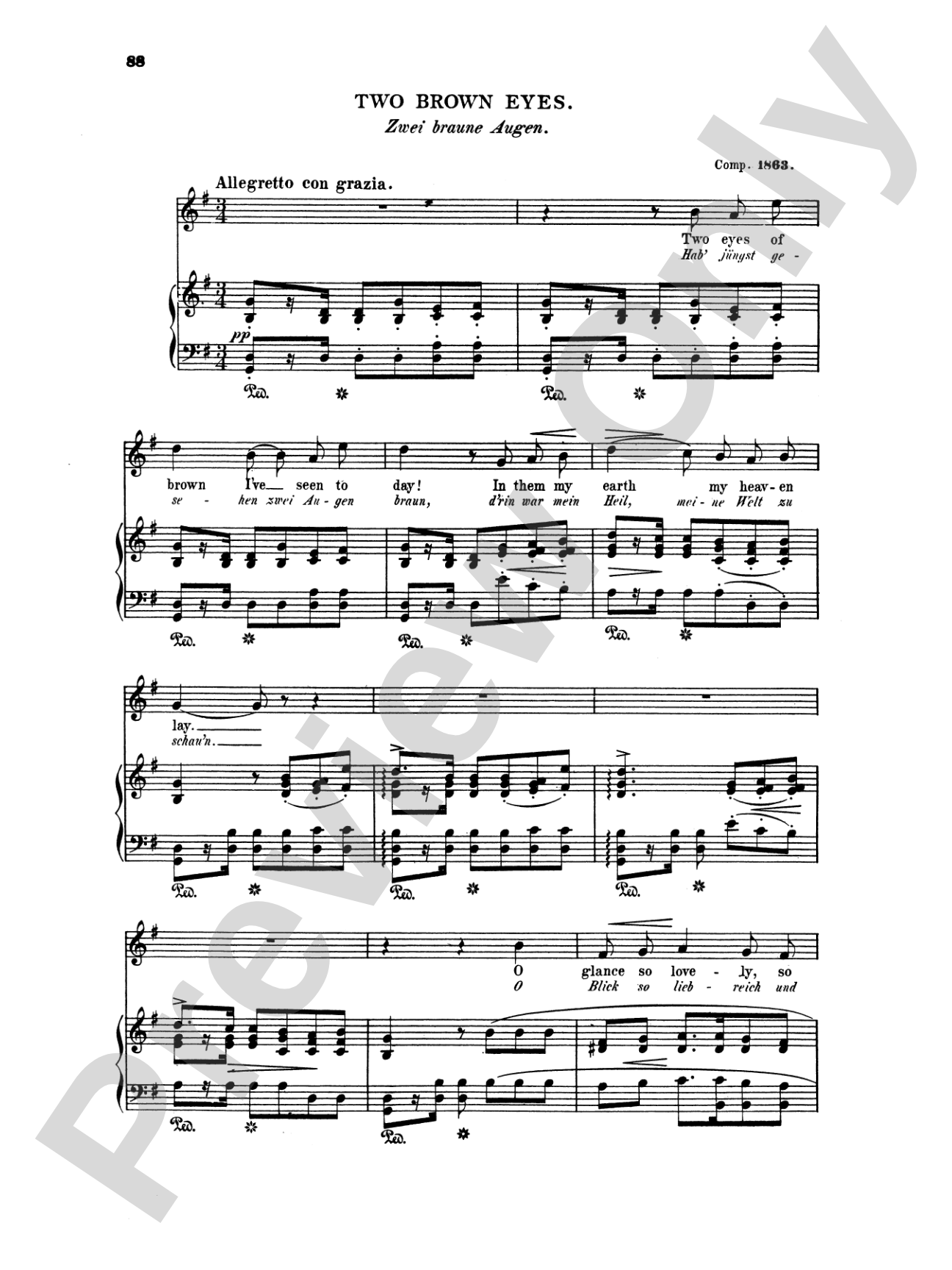 Grieg: Selected Songs for High Voice-- 36 Songs (English/German)