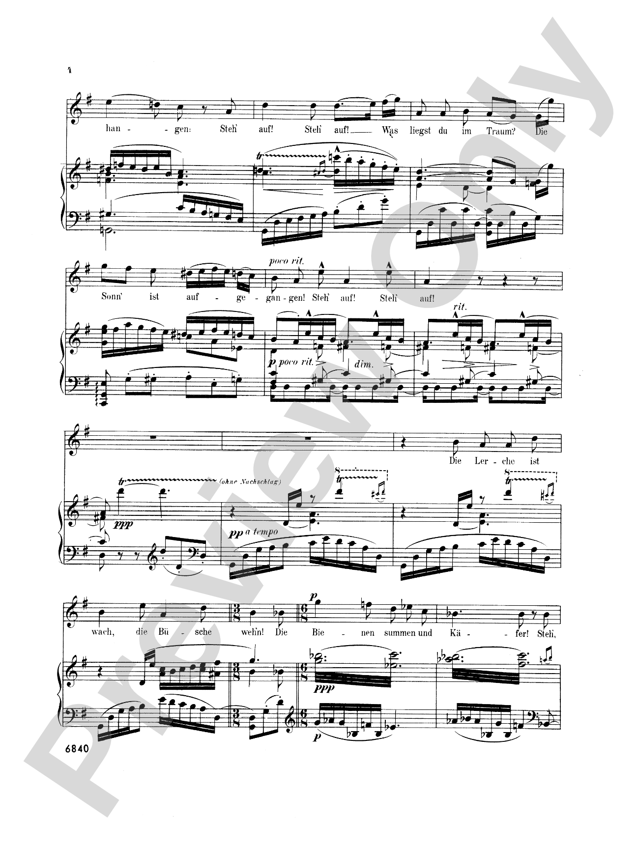 Mahler: Fourteen Songs including Nine from "Des Knaben Wunderhorn", High Voice (German): High Voice Book