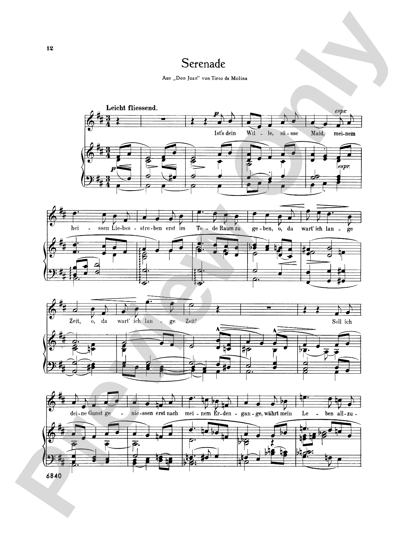 Mahler: Fourteen Songs including Nine from "Des Knaben Wunderhorn", High Voice (German)