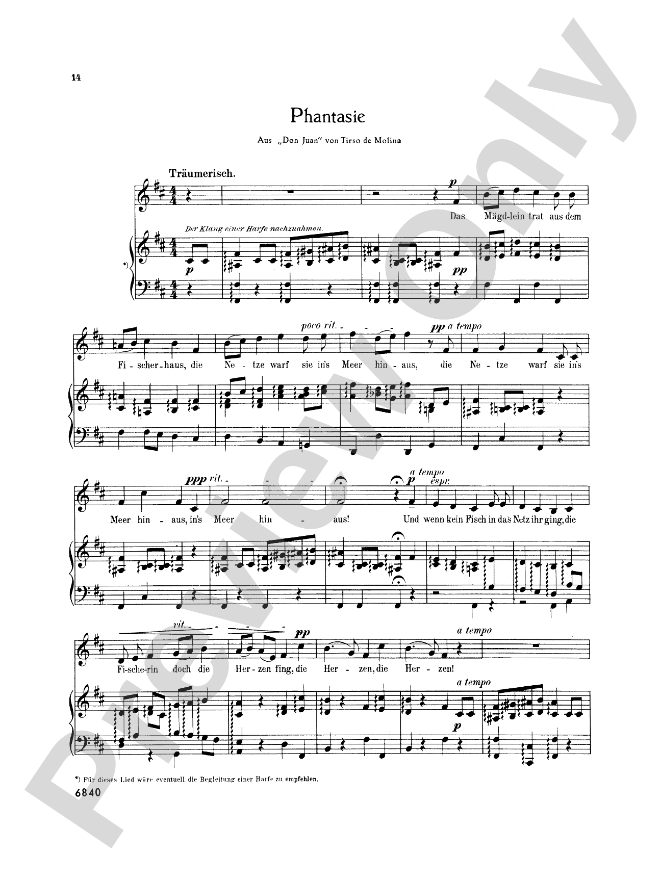 Mahler: Fourteen Songs including Nine from "Des Knaben Wunderhorn", High Voice (German)