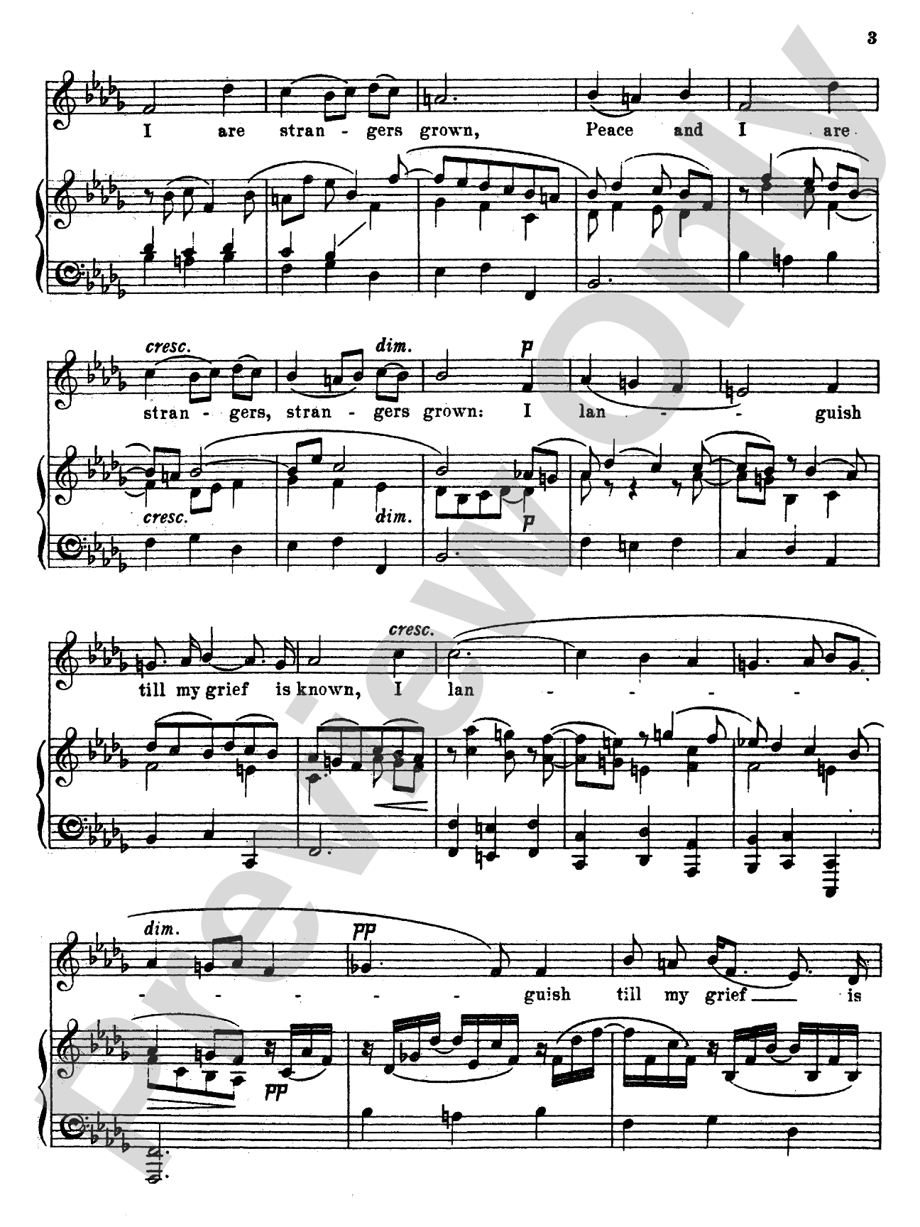 Purcell: Fifteen Songs and Airs for Contralto or Baritone from the Operas and Masques: Vocal Book