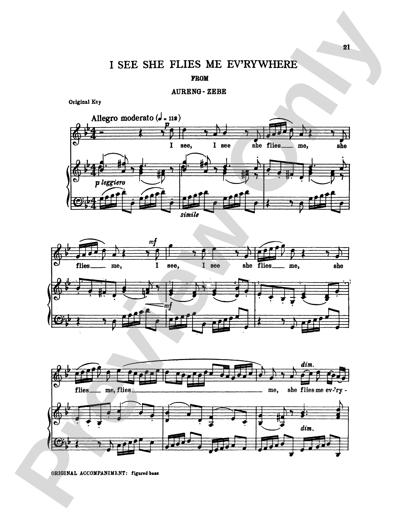 Purcell: Fifteen Songs and Airs for Soprano or Tenor from the Operas and the Odes