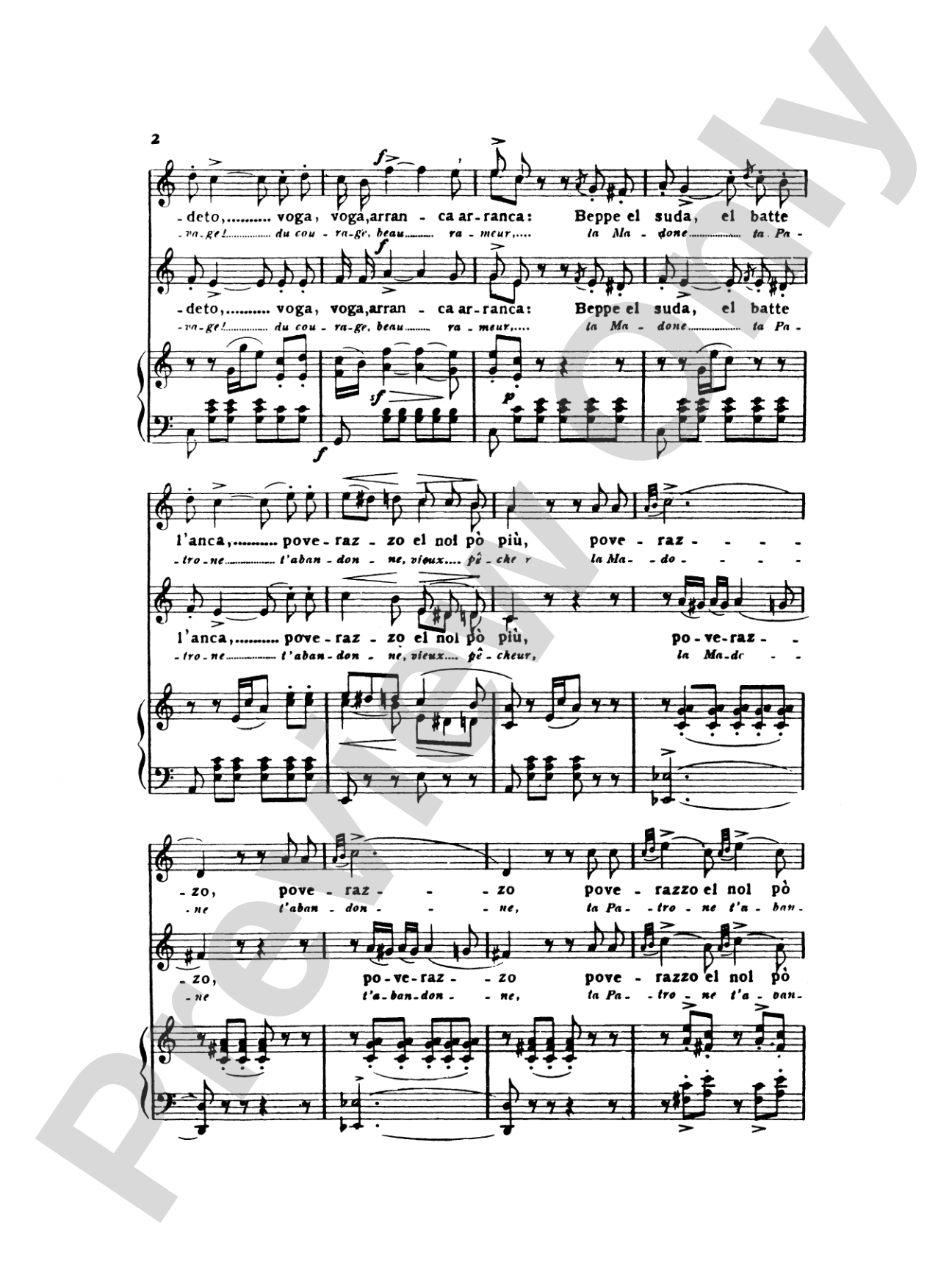 Rossini: Soirées Musicales, Volume II (Italian/French): Nos. 1 & 2 for 2 Sopranos, No. 3 for Soprano & Tenor, No. 4 for Tenor & Bass Voice Octavo-Size Book