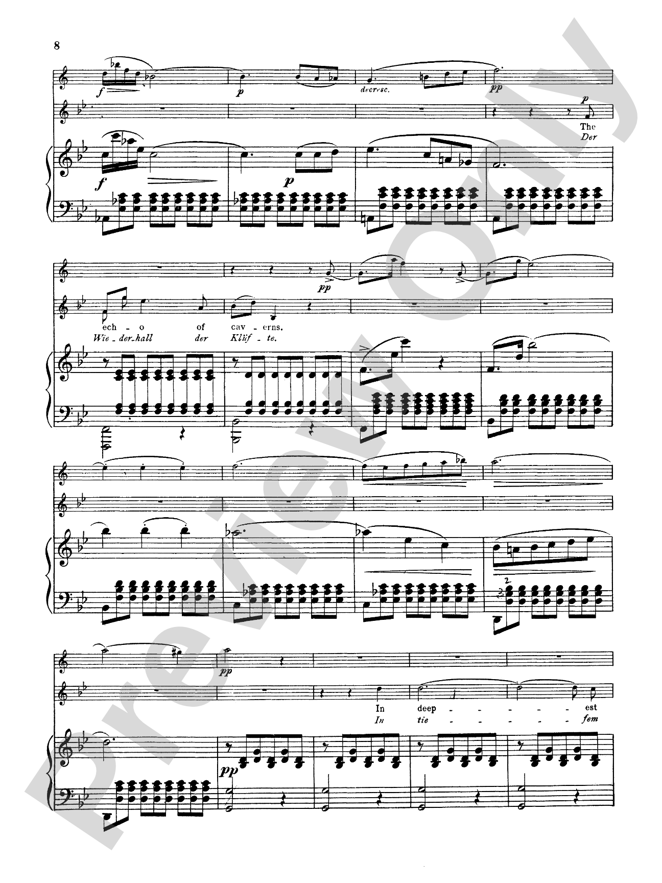 Schubert: The Shepherd on the Rock, Op. 129: High Voice Book