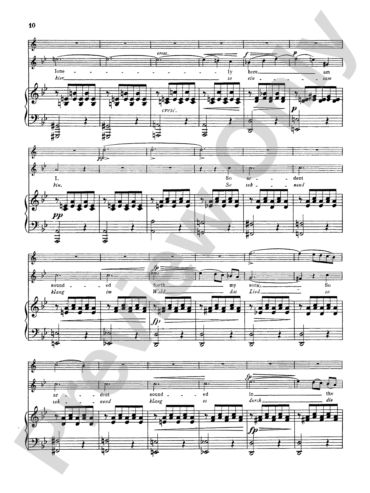 Schubert: The Shepherd on the Rock, Op. 129: High Voice Book