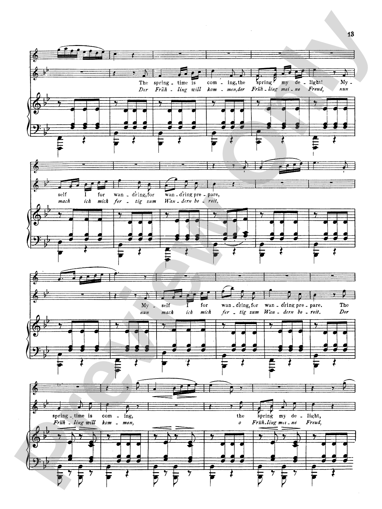 Schubert: The Shepherd on the Rock, Op. 129: High Voice Book