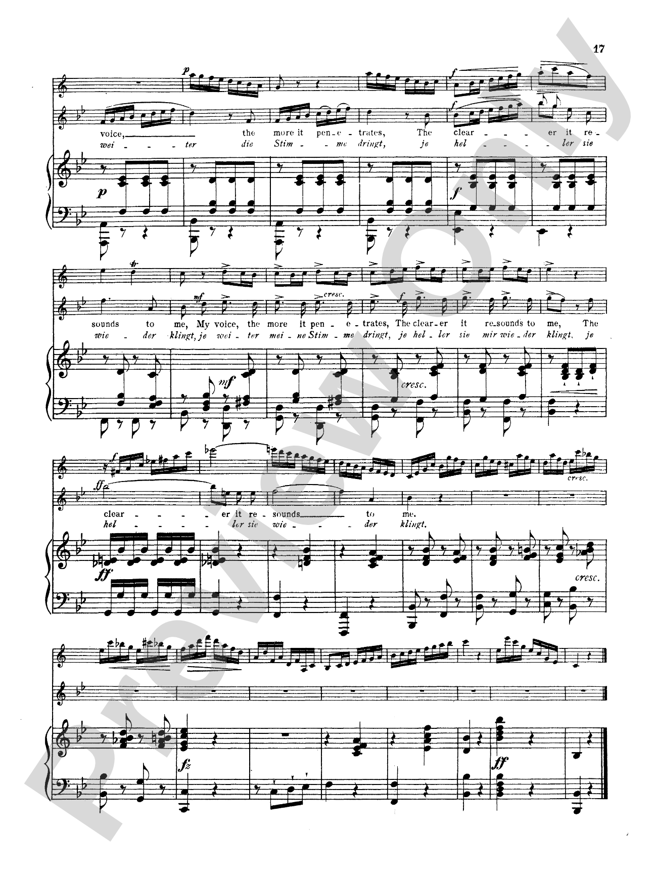 Schubert: The Shepherd on the Rock, Op. 129: High Voice Book