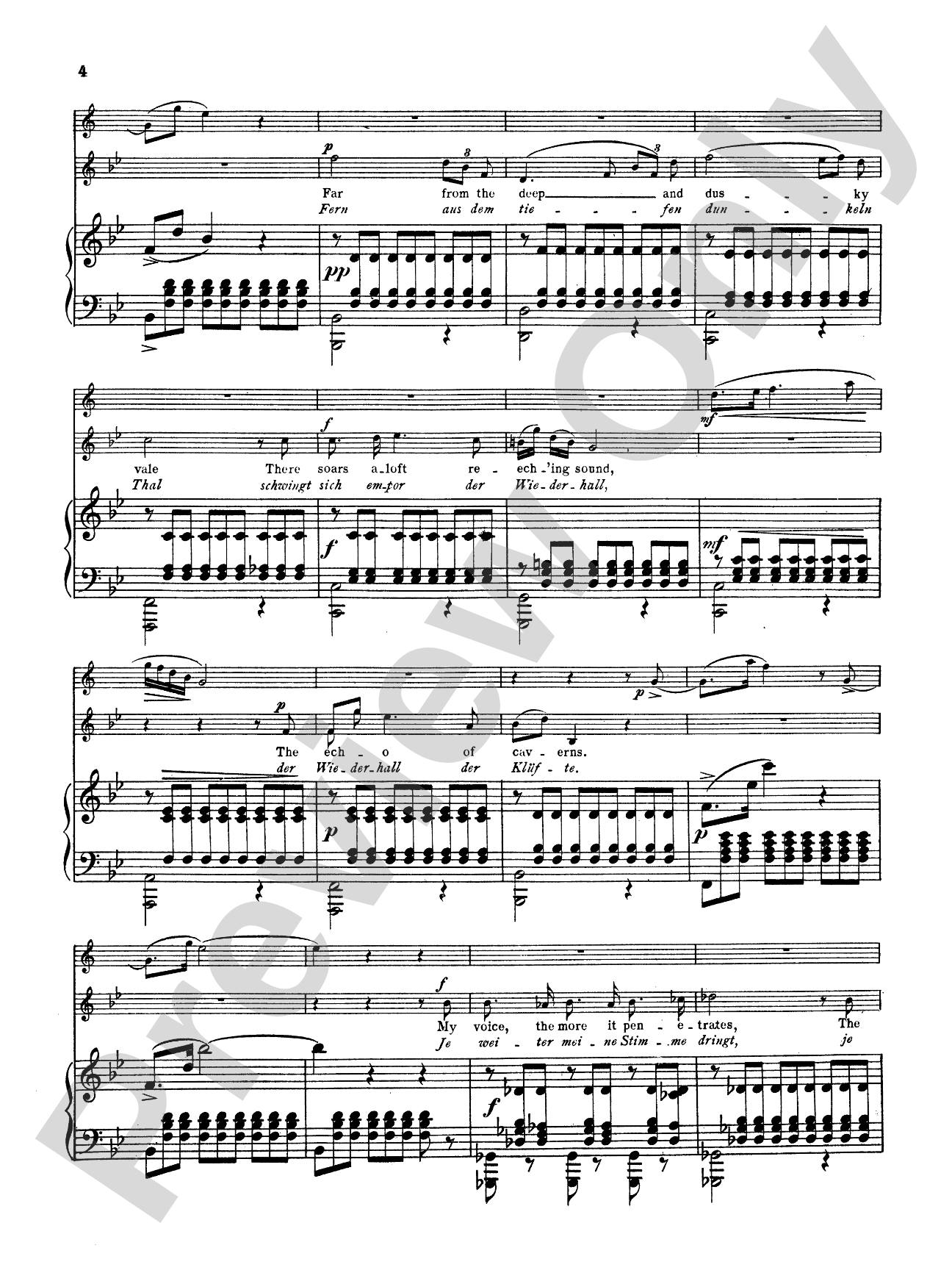 Schubert: The Shepherd on the Rock, Op. 129: High Voice Book