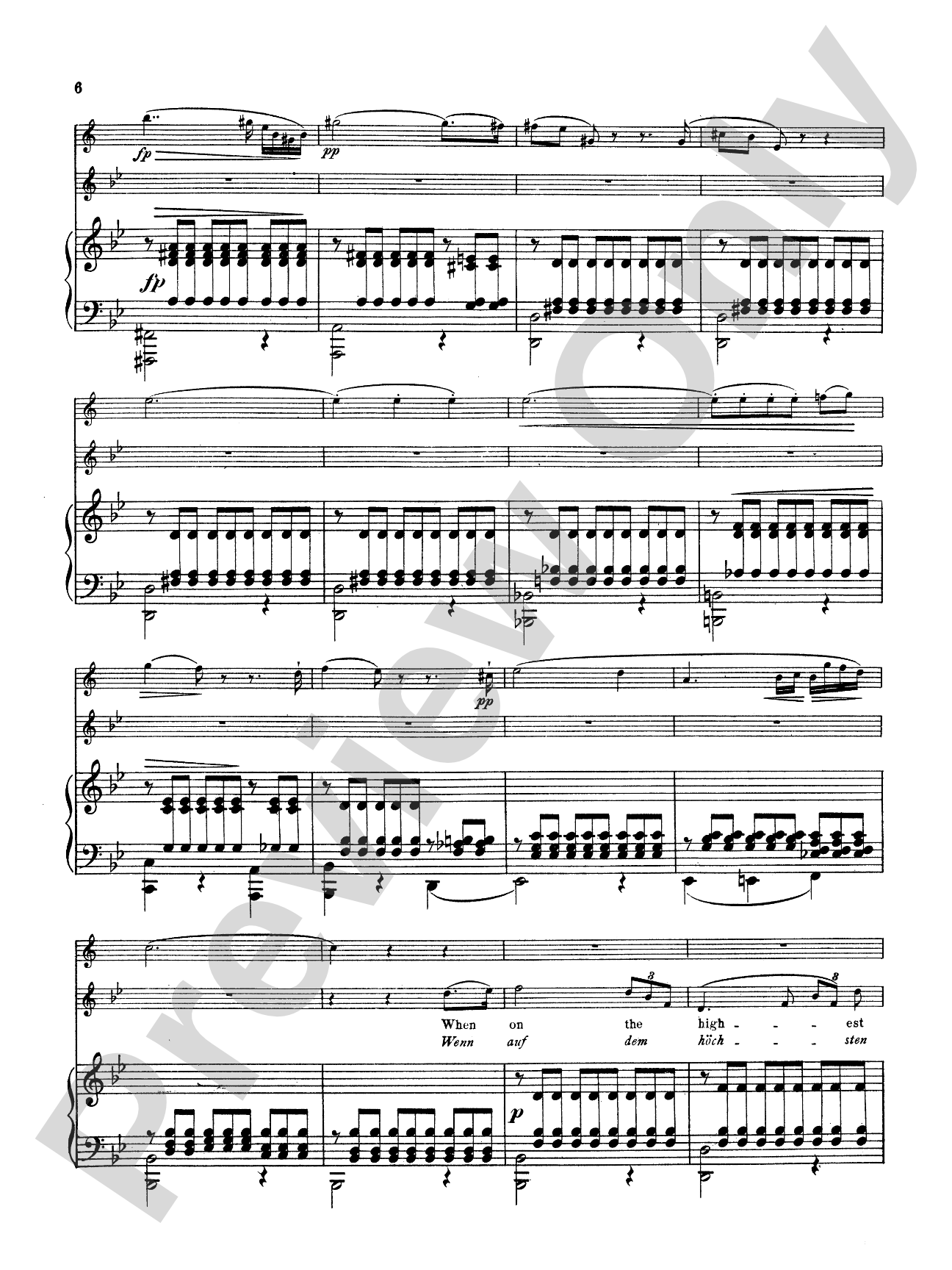 Schubert: The Shepherd on the Rock, Op. 129: High Voice Book