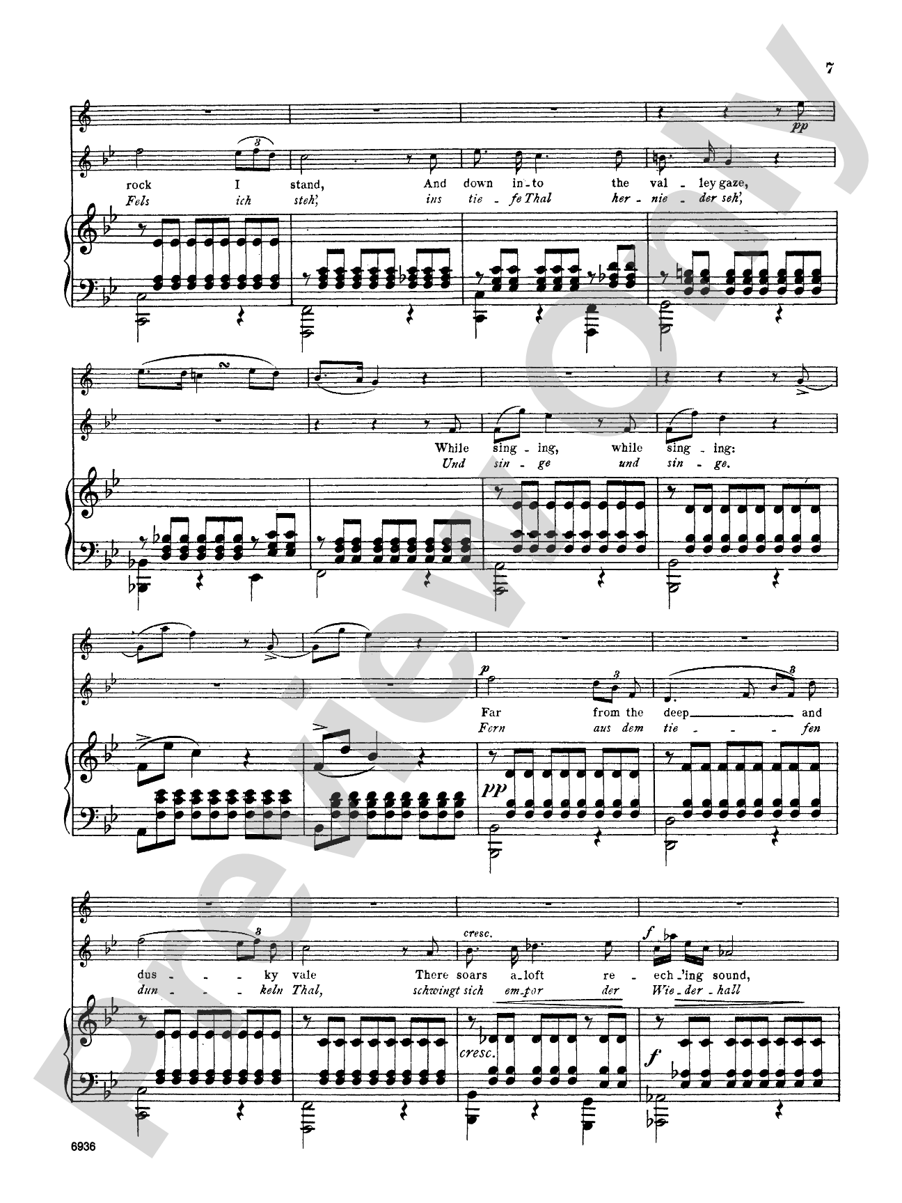 Schubert: The Shepherd on the Rock, Op. 129: High Voice Book