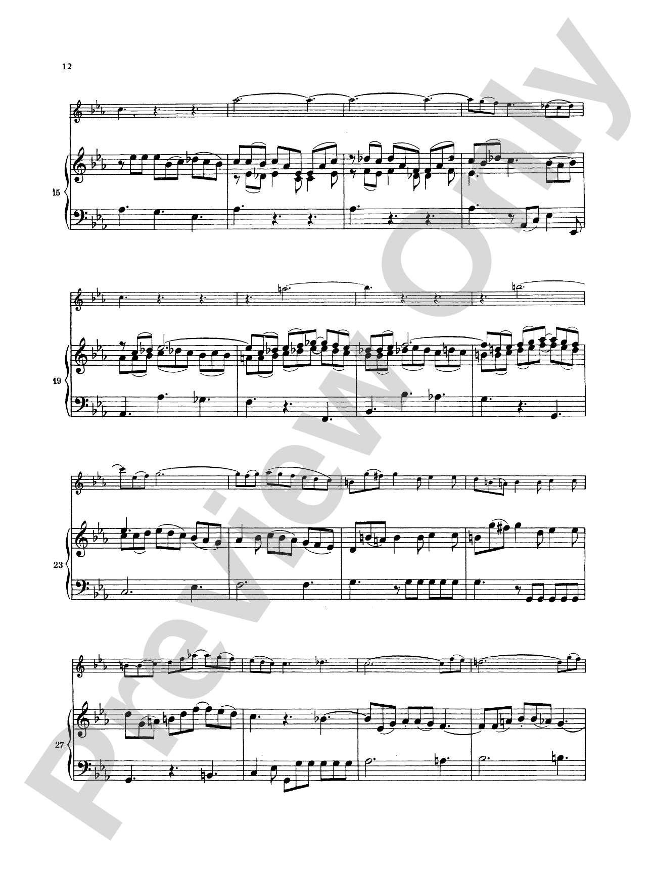 Bach: Sonata in G Minor, BWV 1020: Flute Part(s)