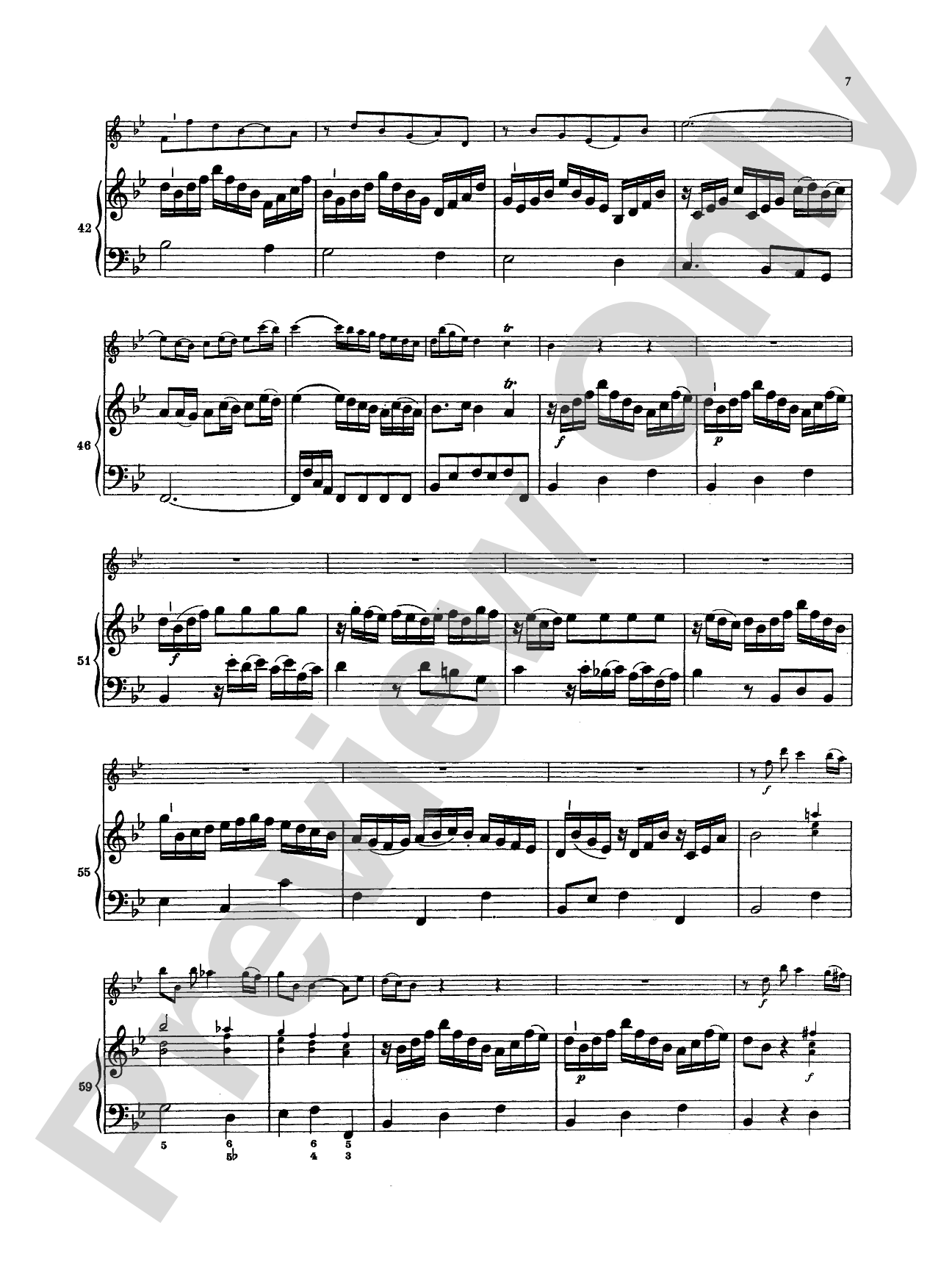 Bach: Sonata in G Minor, BWV 1020: Flute Part(s)