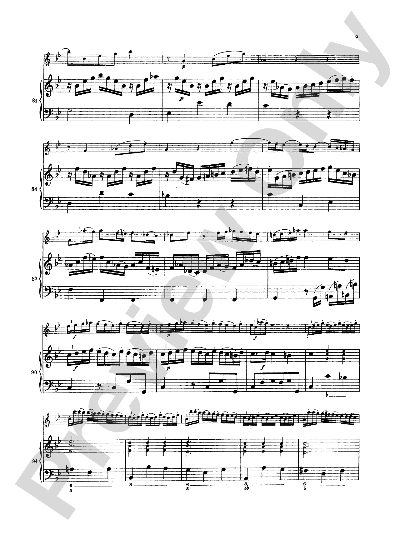 Bach: Sonata in G Minor, BWV 1020: Flute Part(s)