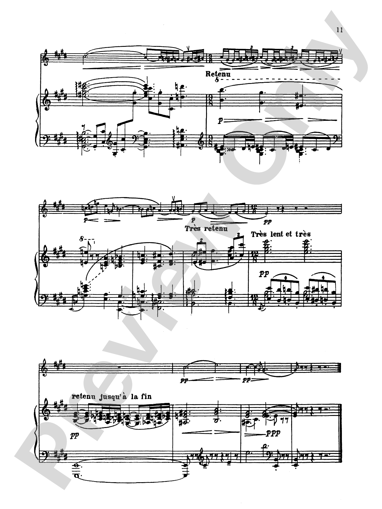 Debussy: Prelude to "The Afternoon of a Faun": Flute Part(s)