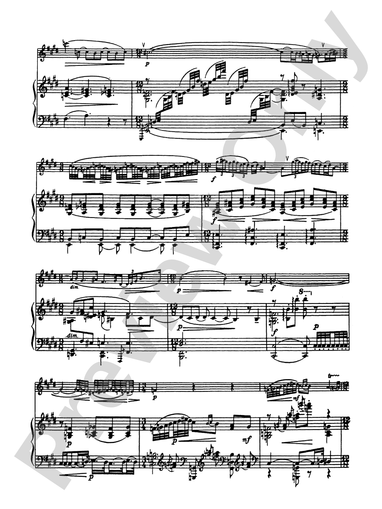 Debussy: Prelude to "The Afternoon of a Faun": Flute Part(s)