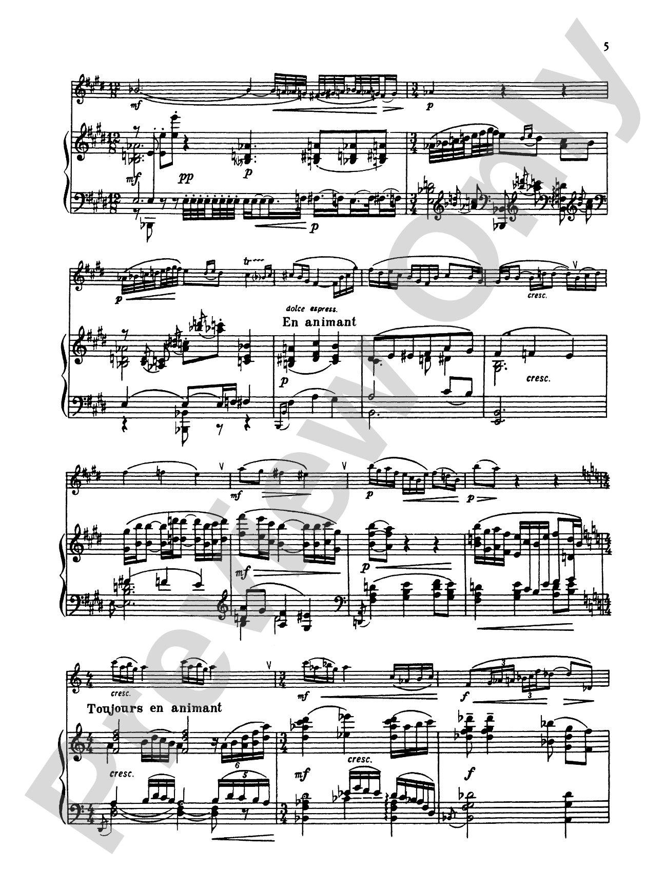 Debussy: Prelude to "The Afternoon of a Faun": Flute Part(s)