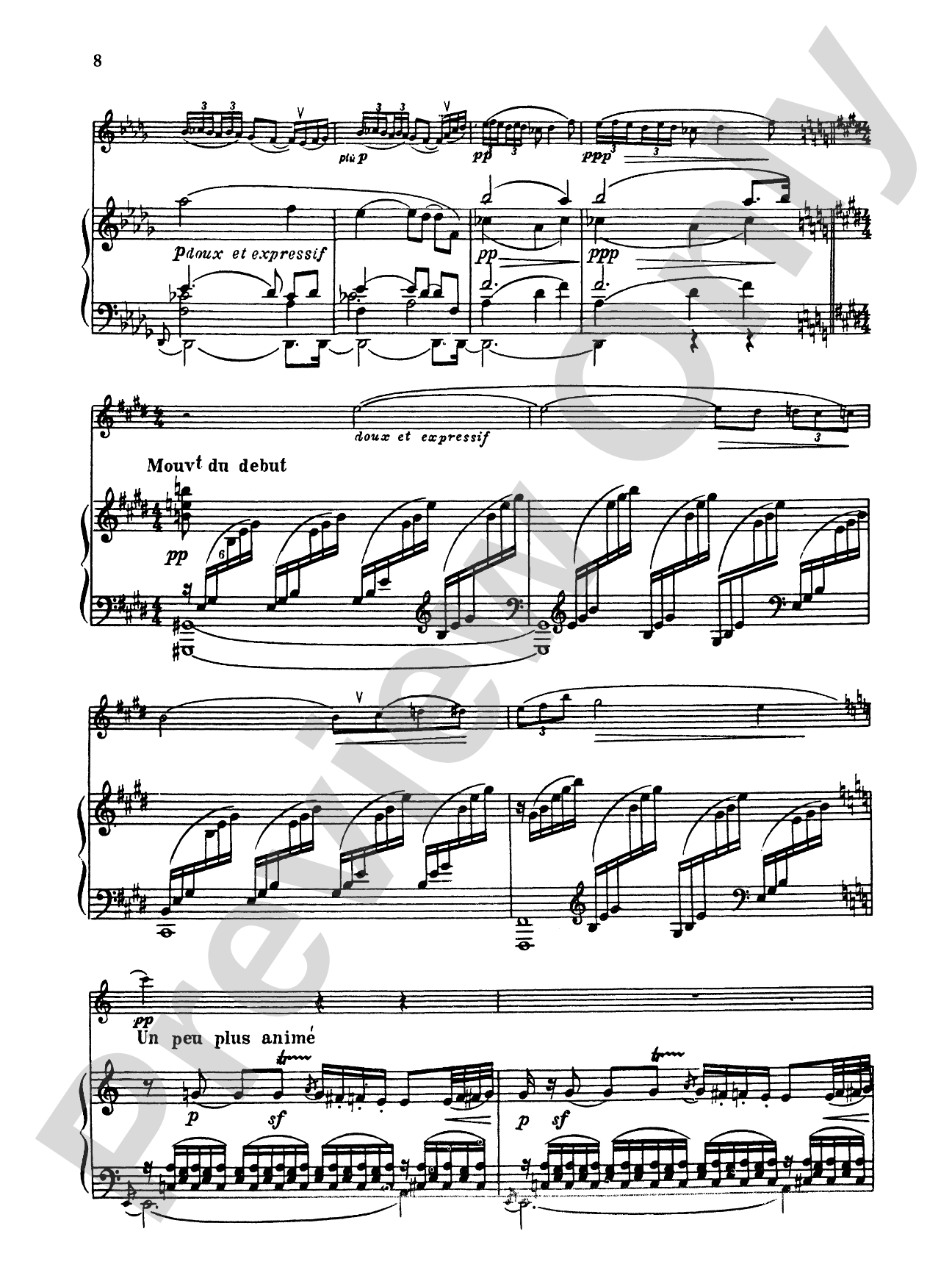 Debussy: Prelude to "The Afternoon of a Faun": Flute Part(s)