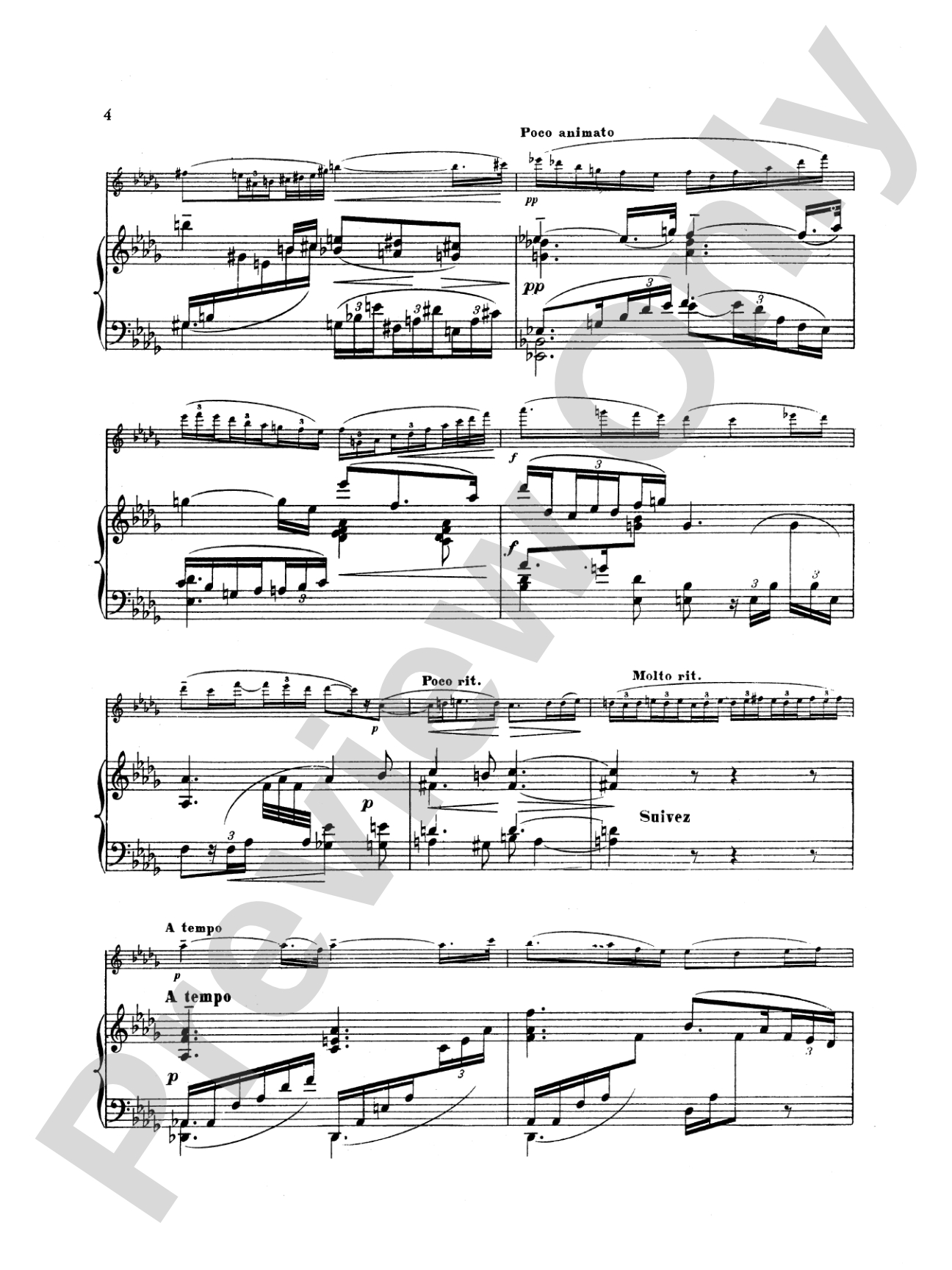 Gaubert: Nocturne and Allegro Scherzando: Flute Part(s)