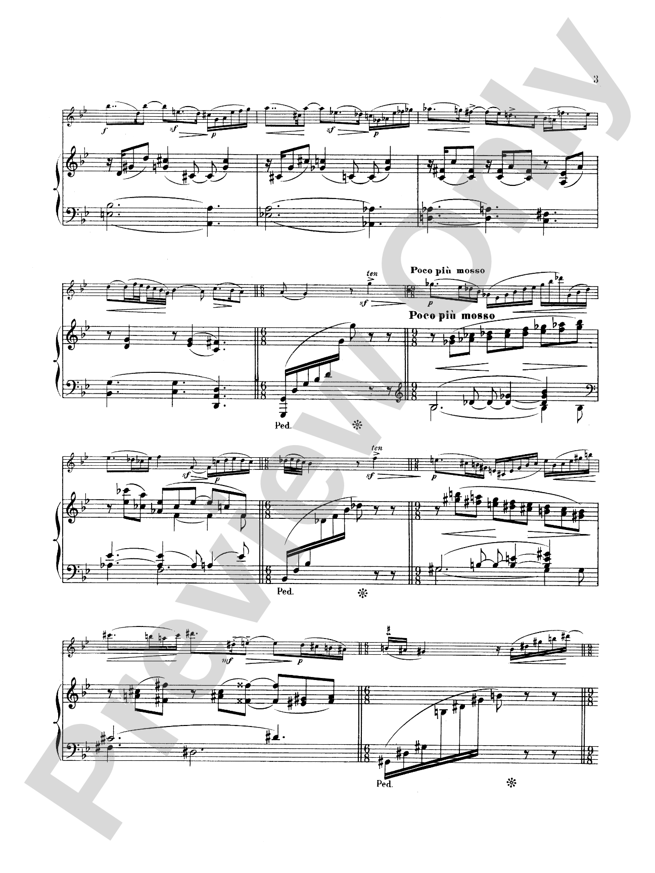 Taffanel: Andante Pastoral and Scherzettino: Flute Part(s)