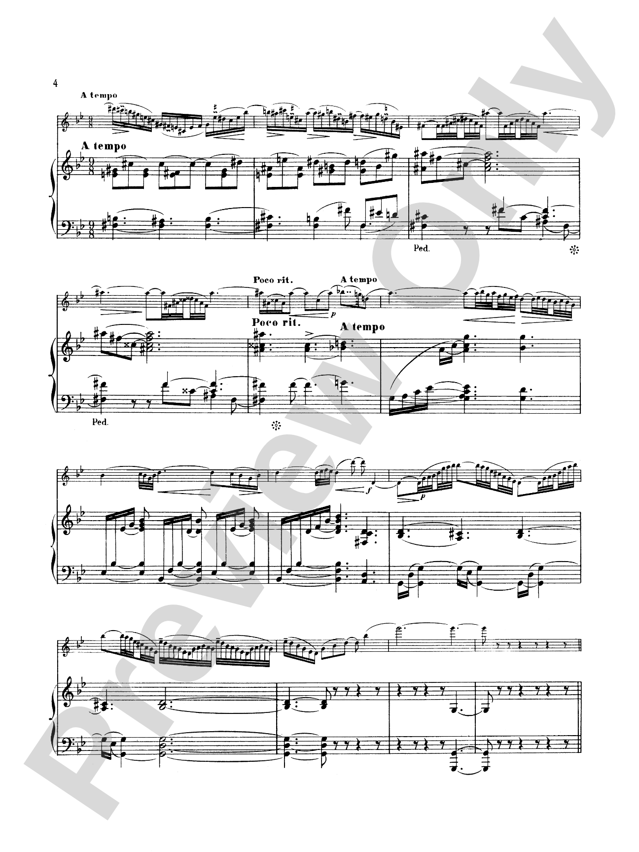 Taffanel: Andante Pastoral and Scherzettino: Flute Part(s)