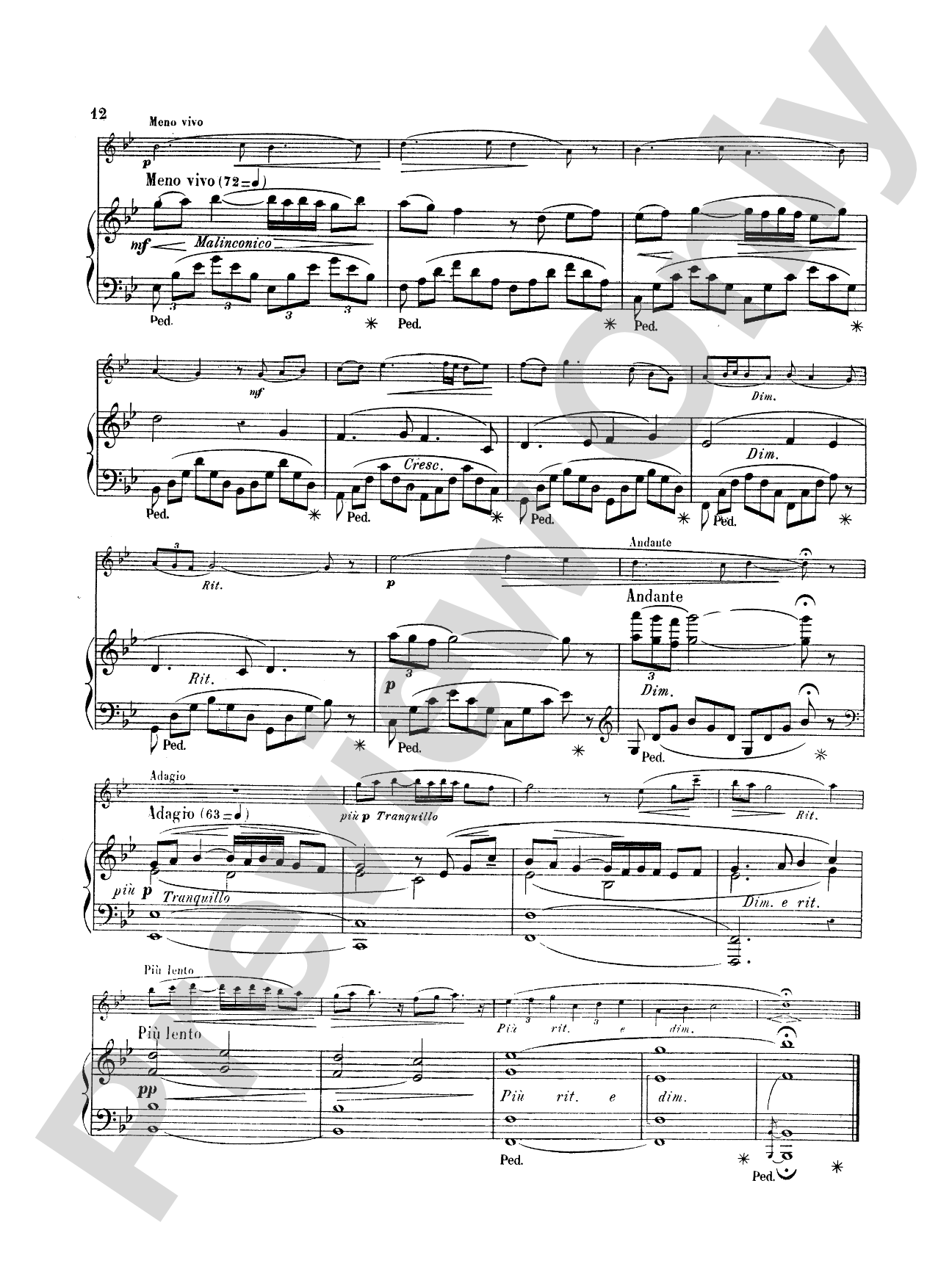 Mouquet: La Flute de Pan, Op. 15: Flute Part(s)