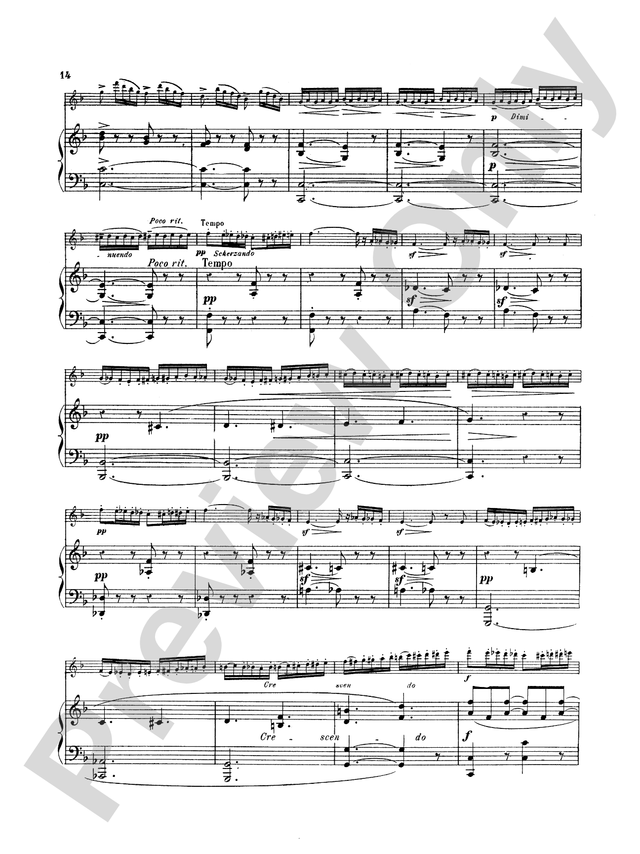 Mouquet: La Flute de Pan, Op. 15: Flute Part(s)