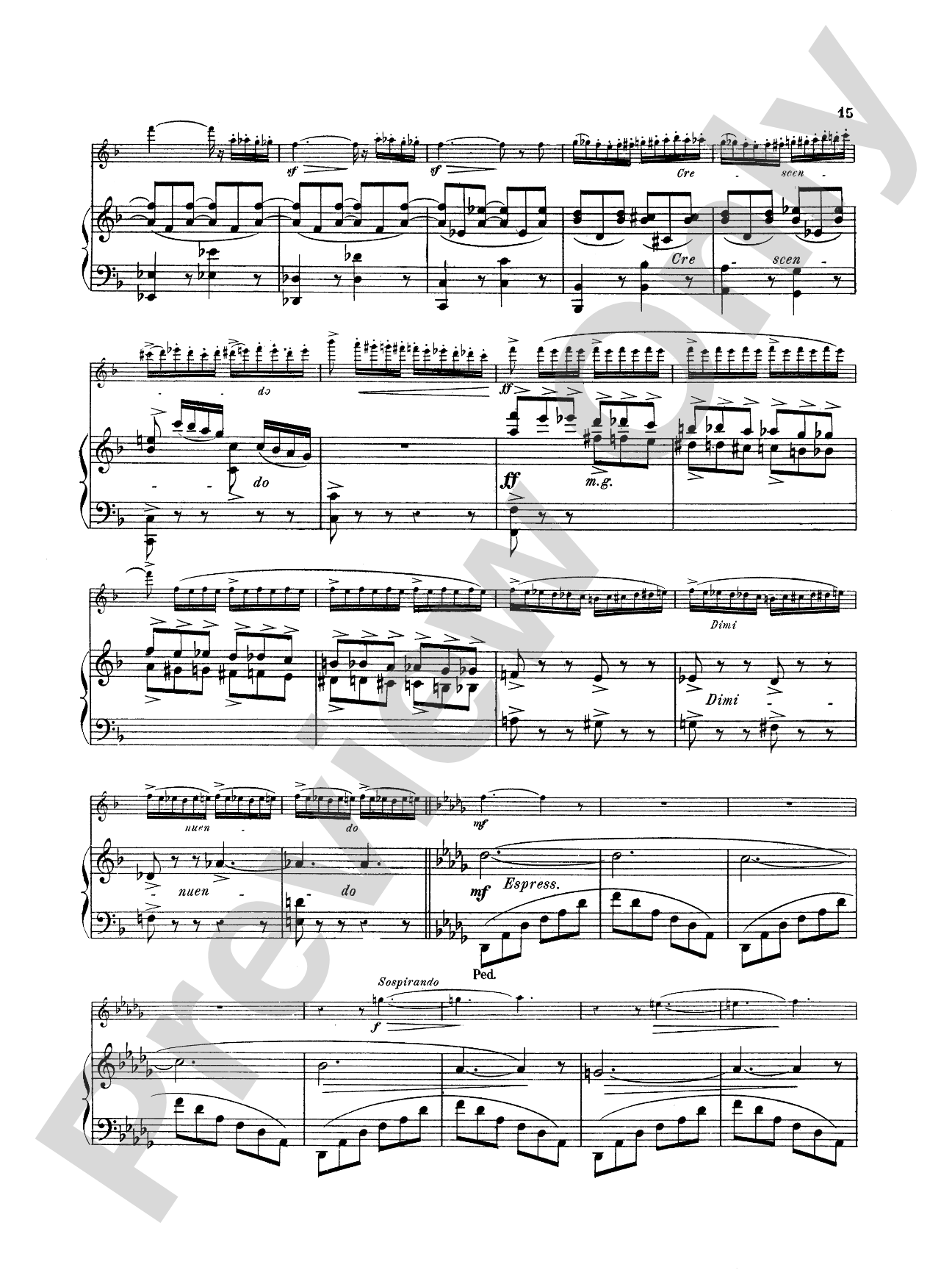Mouquet: La Flute de Pan, Op. 15: Flute Part(s)