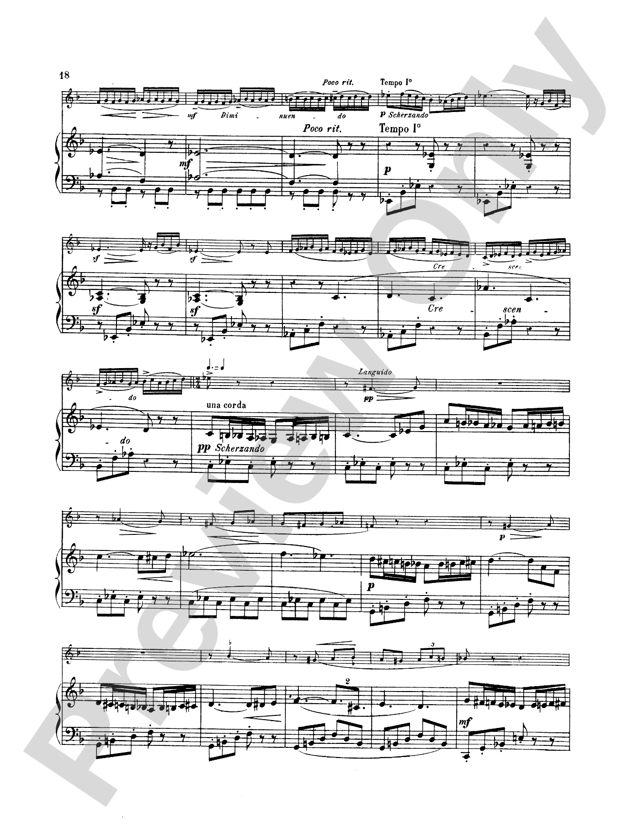 Mouquet: La Flute de Pan, Op. 15: Flute Part(s)