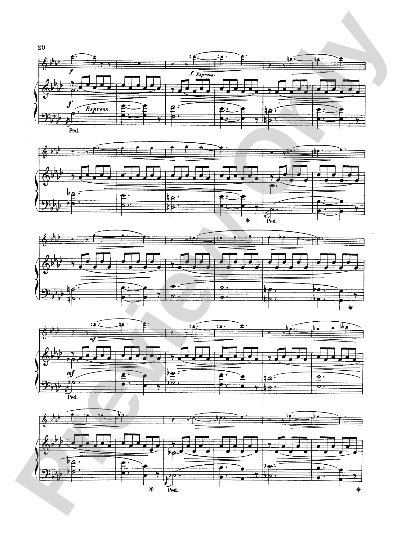 Mouquet: La Flute de Pan, Op. 15: Flute Part(s)