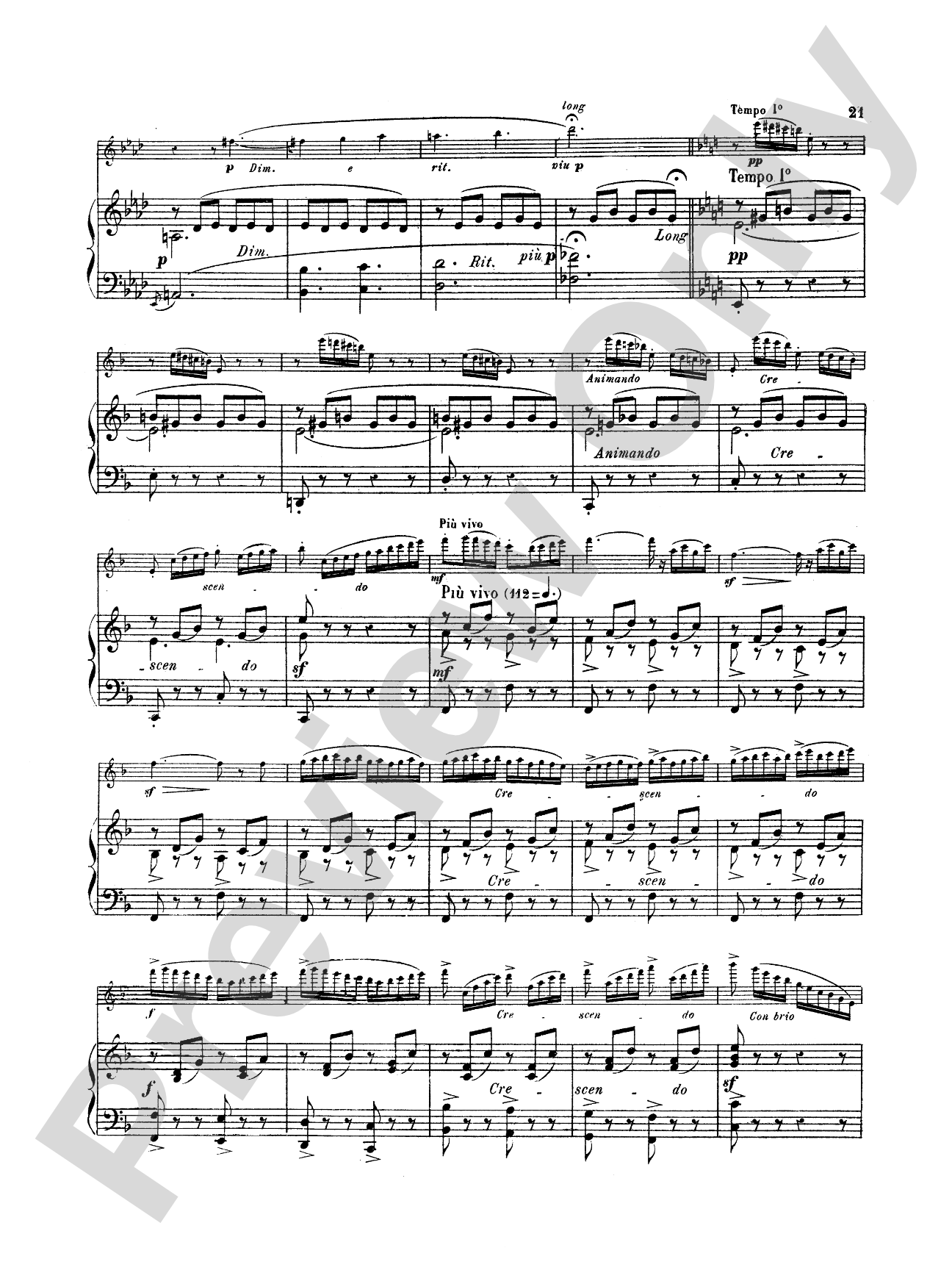 Mouquet: La Flute de Pan, Op. 15: Flute Part(s)