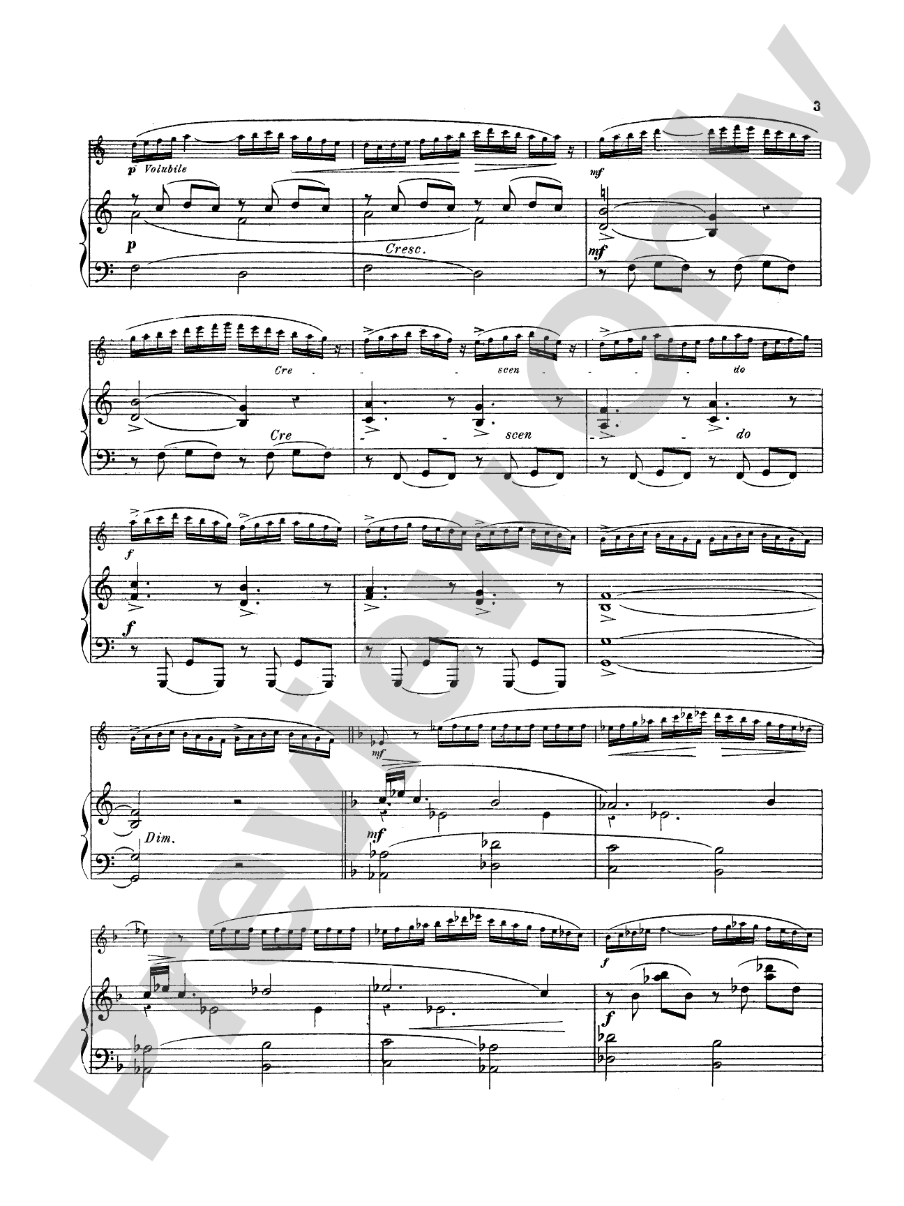 Mouquet: La Flute de Pan, Op. 15: Flute Part(s)