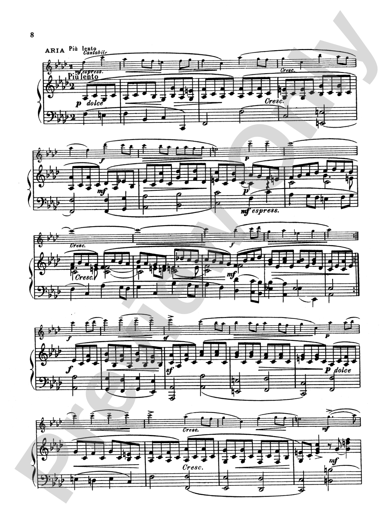 Loeillet: Sonata in F Major (Arr. Beon): Flute Part(s)
