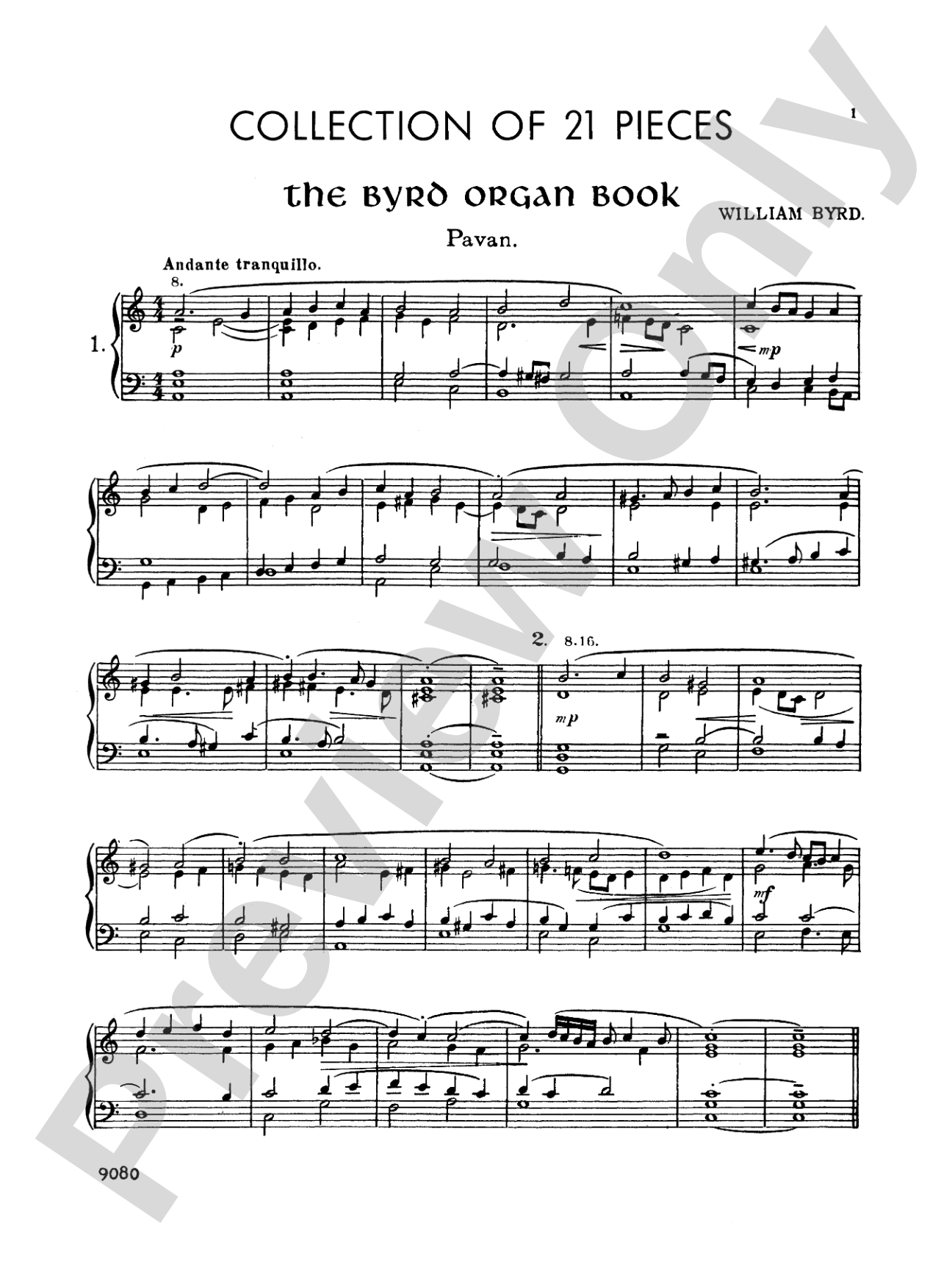 Byrd: 21 Pieces for the Organ (The Byrd Organ Book): Organ Book