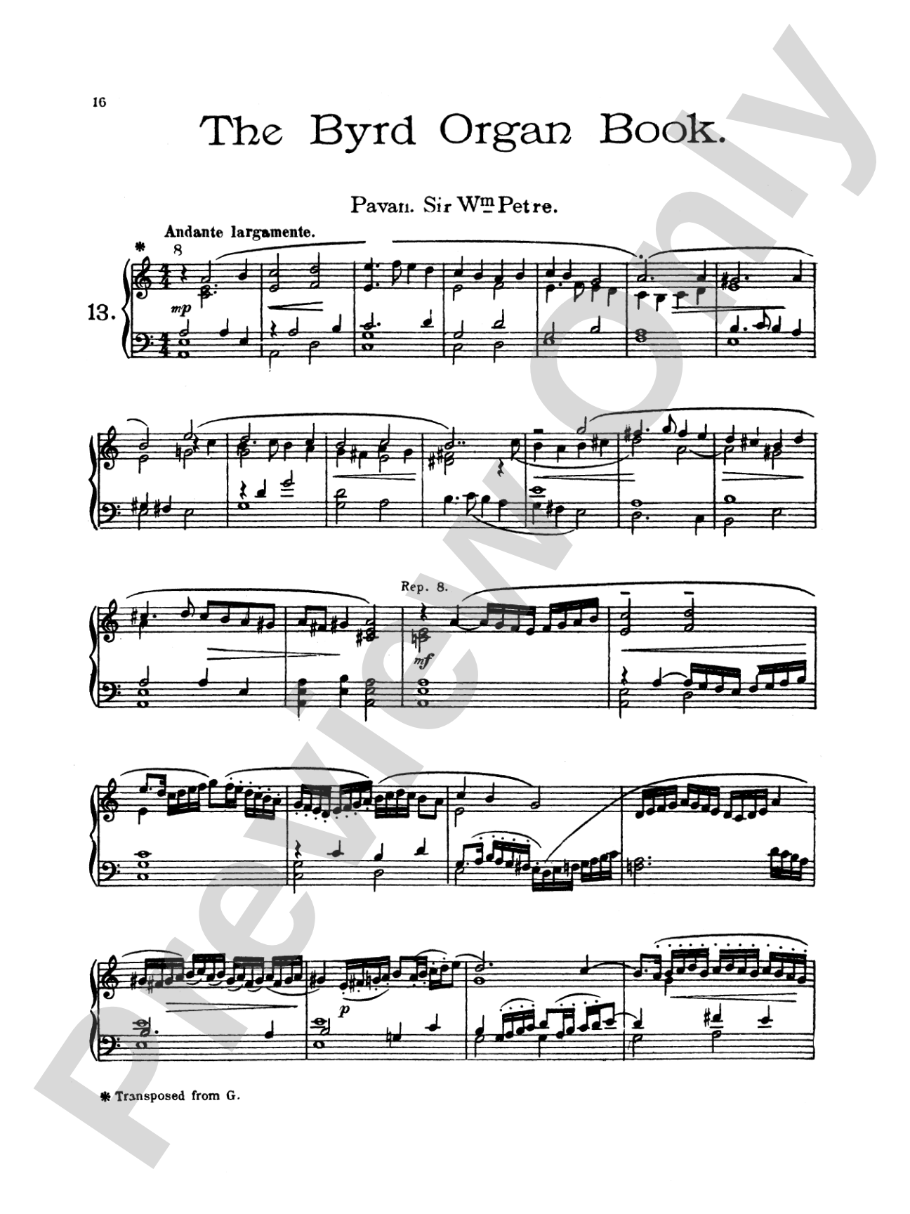 Byrd: 21 Pieces for the Organ (The Byrd Organ Book)