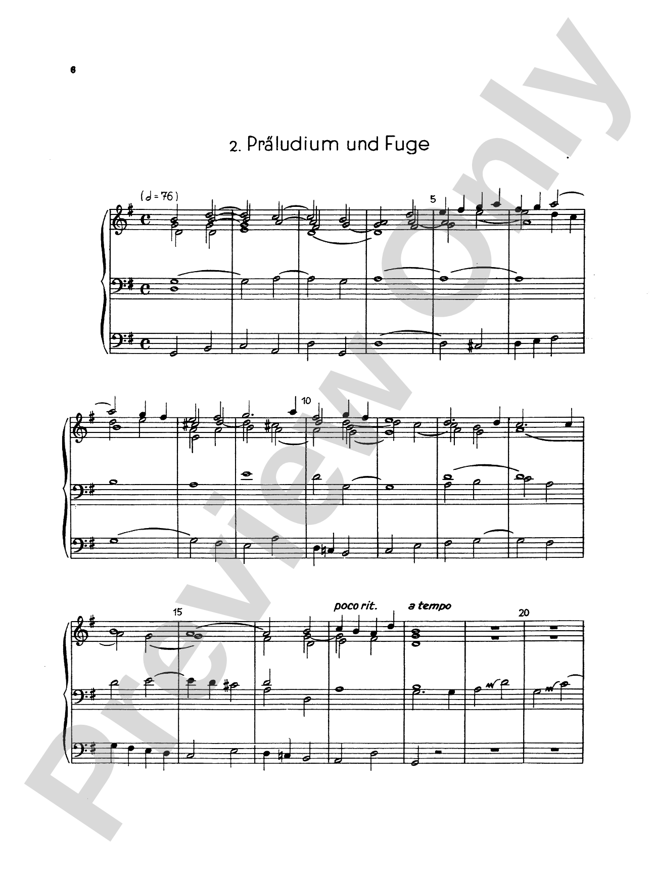 Handel: Two Preludes and Fugues and a Toccata