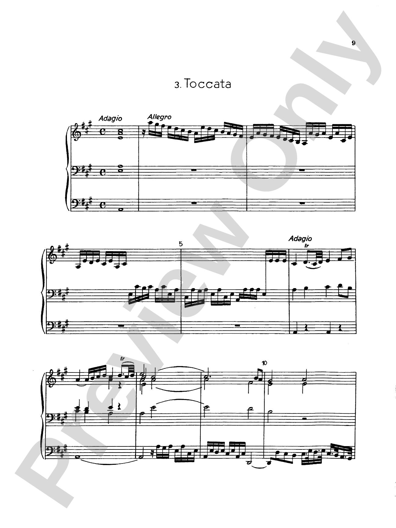 Handel: Two Preludes and Fugues and a Toccata