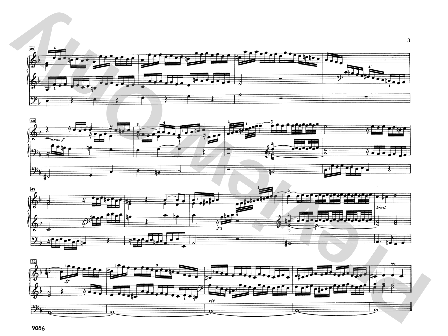 Lubeck: Preludes and Fugues and Chorale Prelude: Organ Comb Bound Book