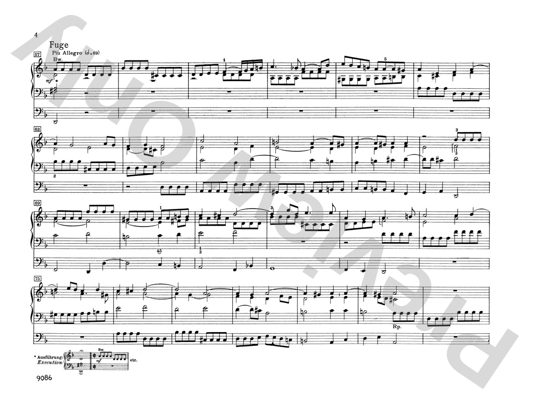 Lubeck: Preludes and Fugues and Chorale Prelude: Organ Comb Bound Book