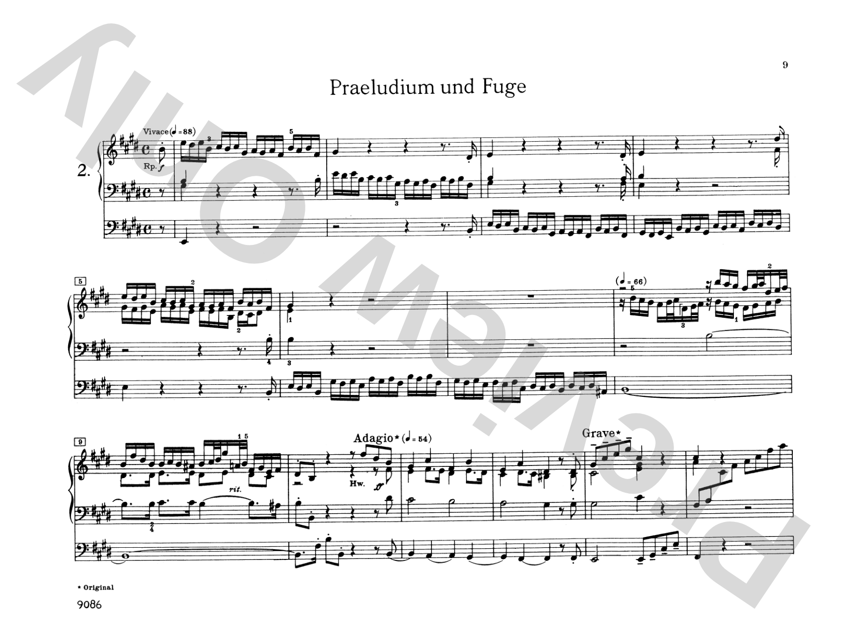 Lubeck: Preludes and Fugues and Chorale Prelude