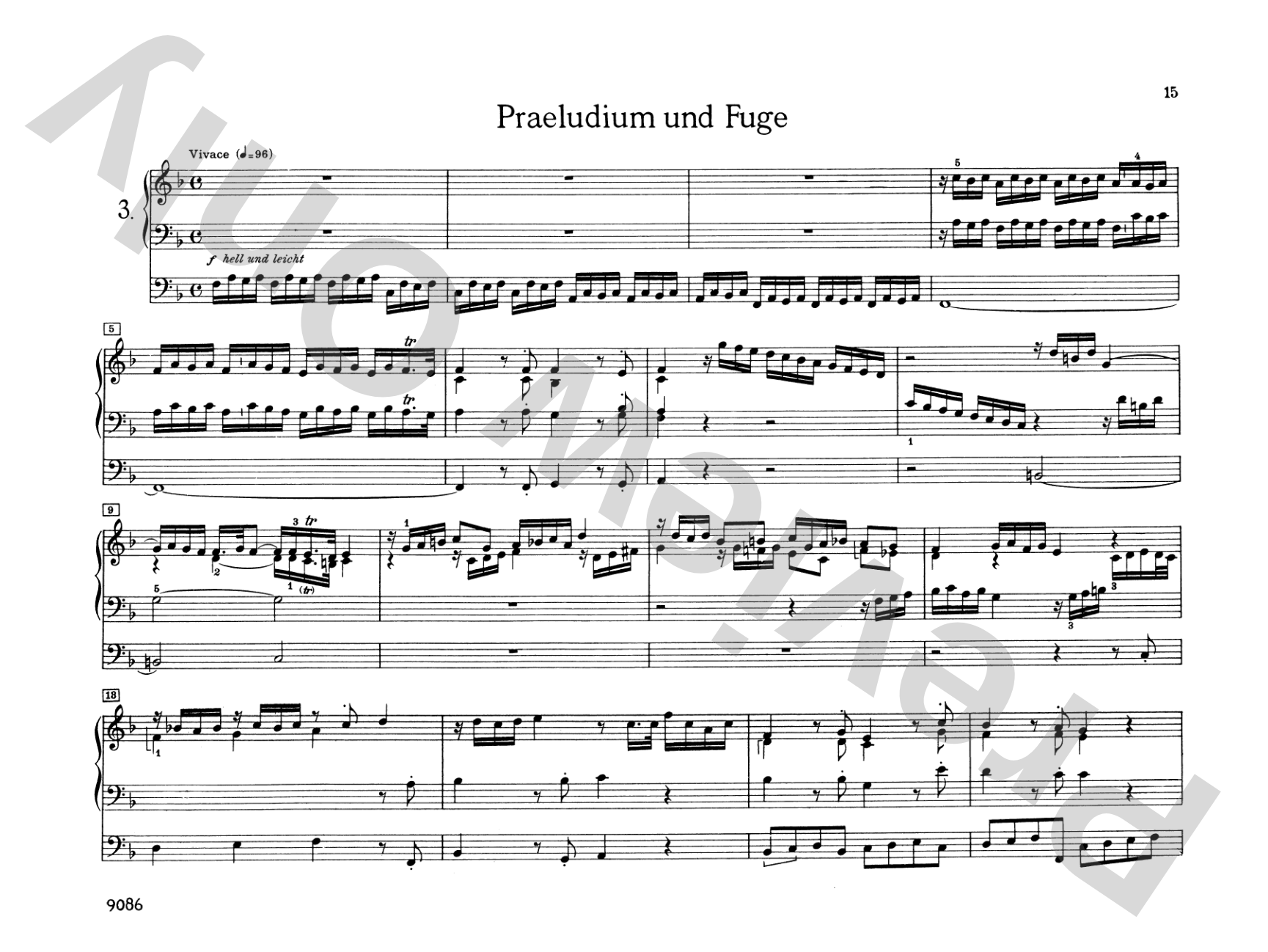 Lubeck: Preludes and Fugues and Chorale Prelude