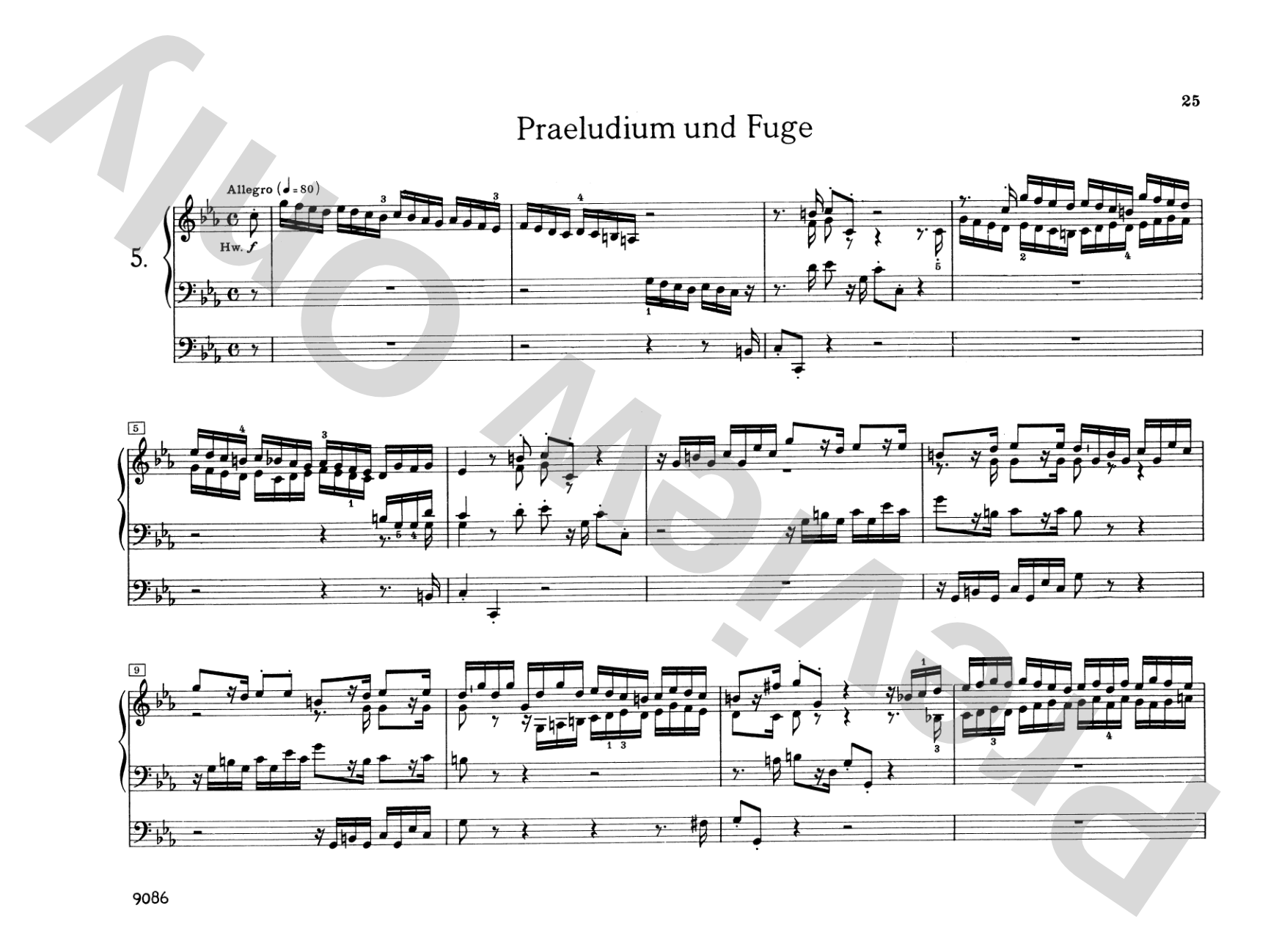 Lubeck: Preludes and Fugues and Chorale Prelude