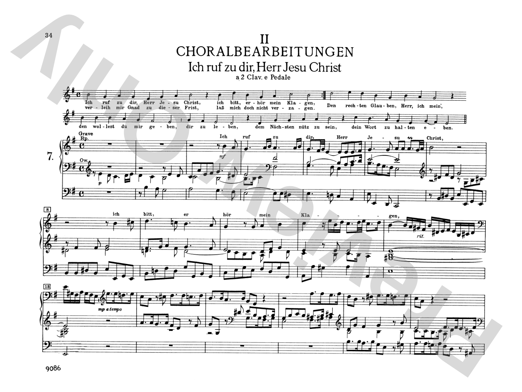 Lubeck: Preludes and Fugues and Chorale Prelude